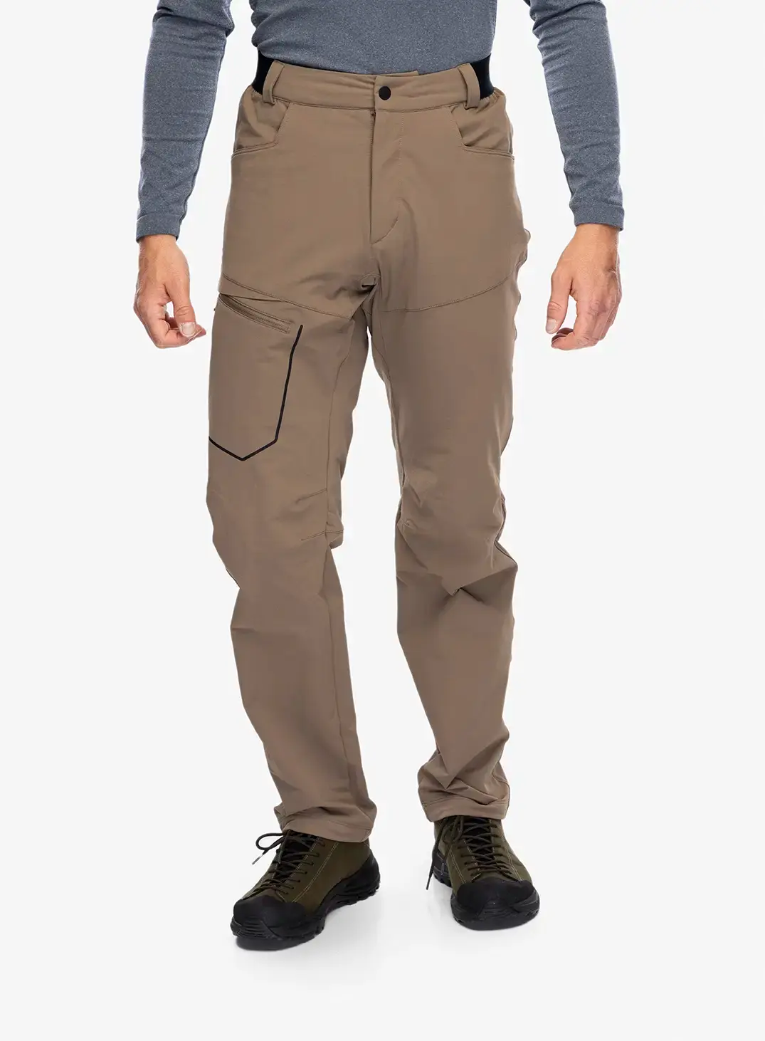 Pohodniške hlače Salomon Wayfarer Warm Pant - shitake