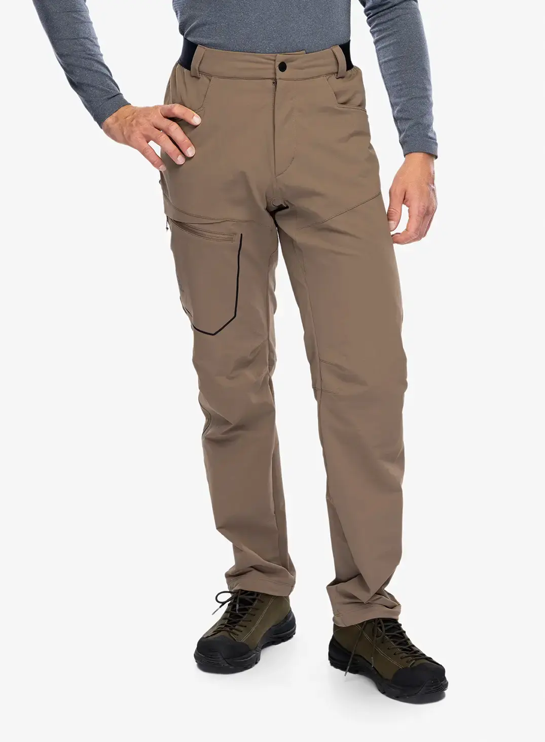Pohodniške hlače Salomon Wayfarer Warm Pant - shitake