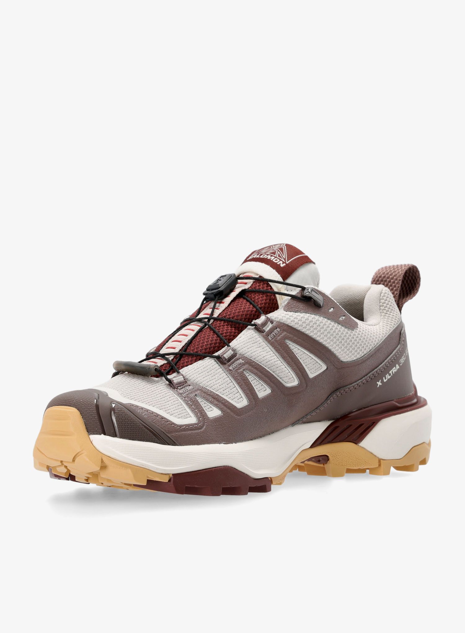 Ženski pohodniški čevlji Salomon X Ultra 360 Edge GTX - silver/iron/rum