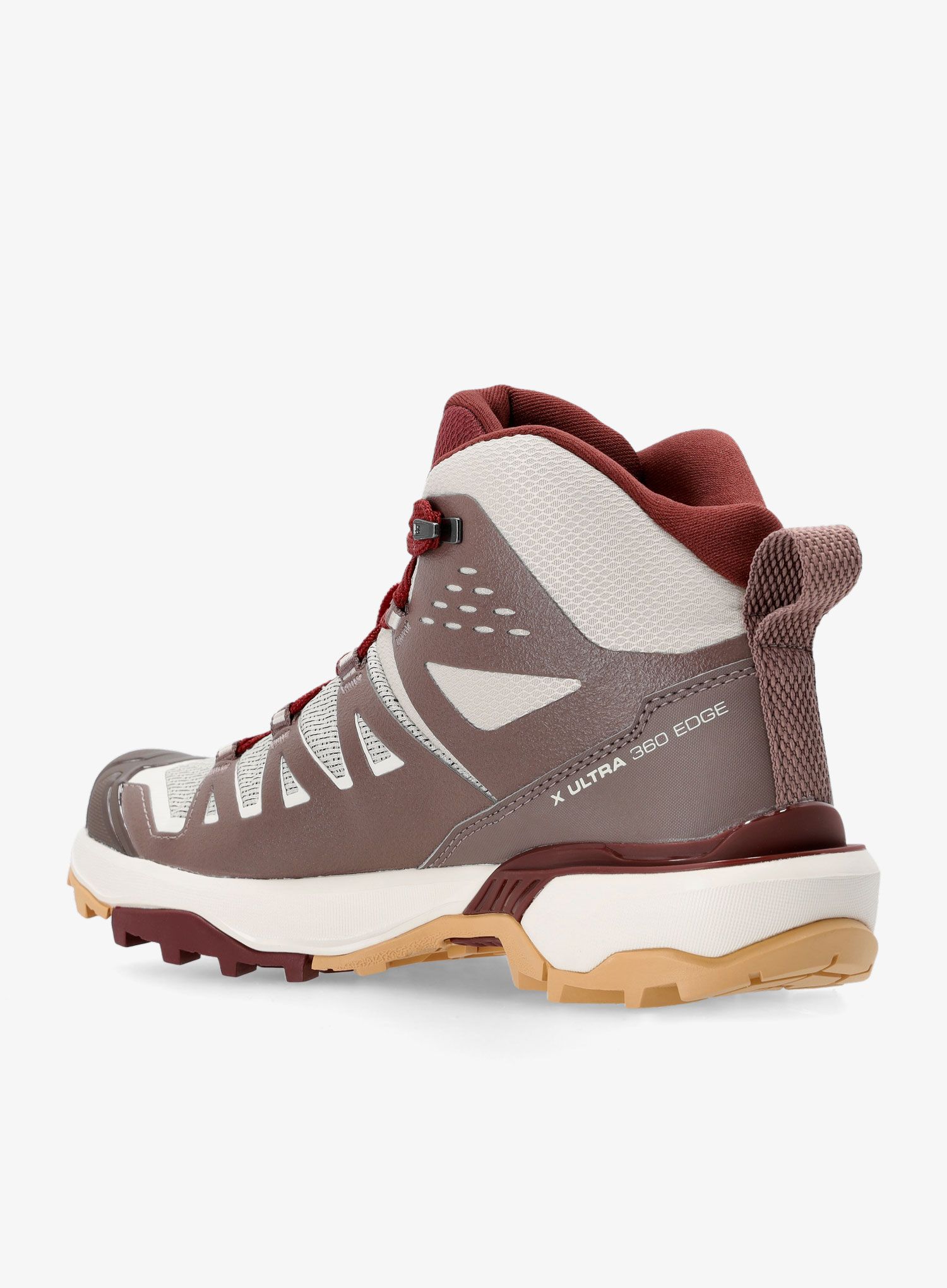 Ženski pohodniški čevlji Salomon X Ultra 360 Edge Mid GTX - silver/iron/rum