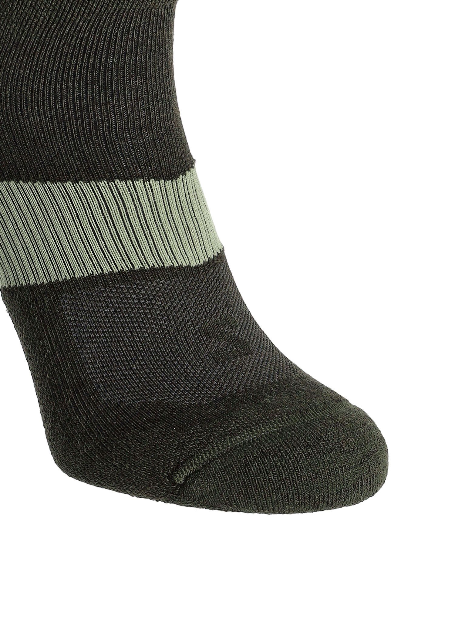 Pohodniške nogavice Salomon X Ultra Crew - peat/green/kelp