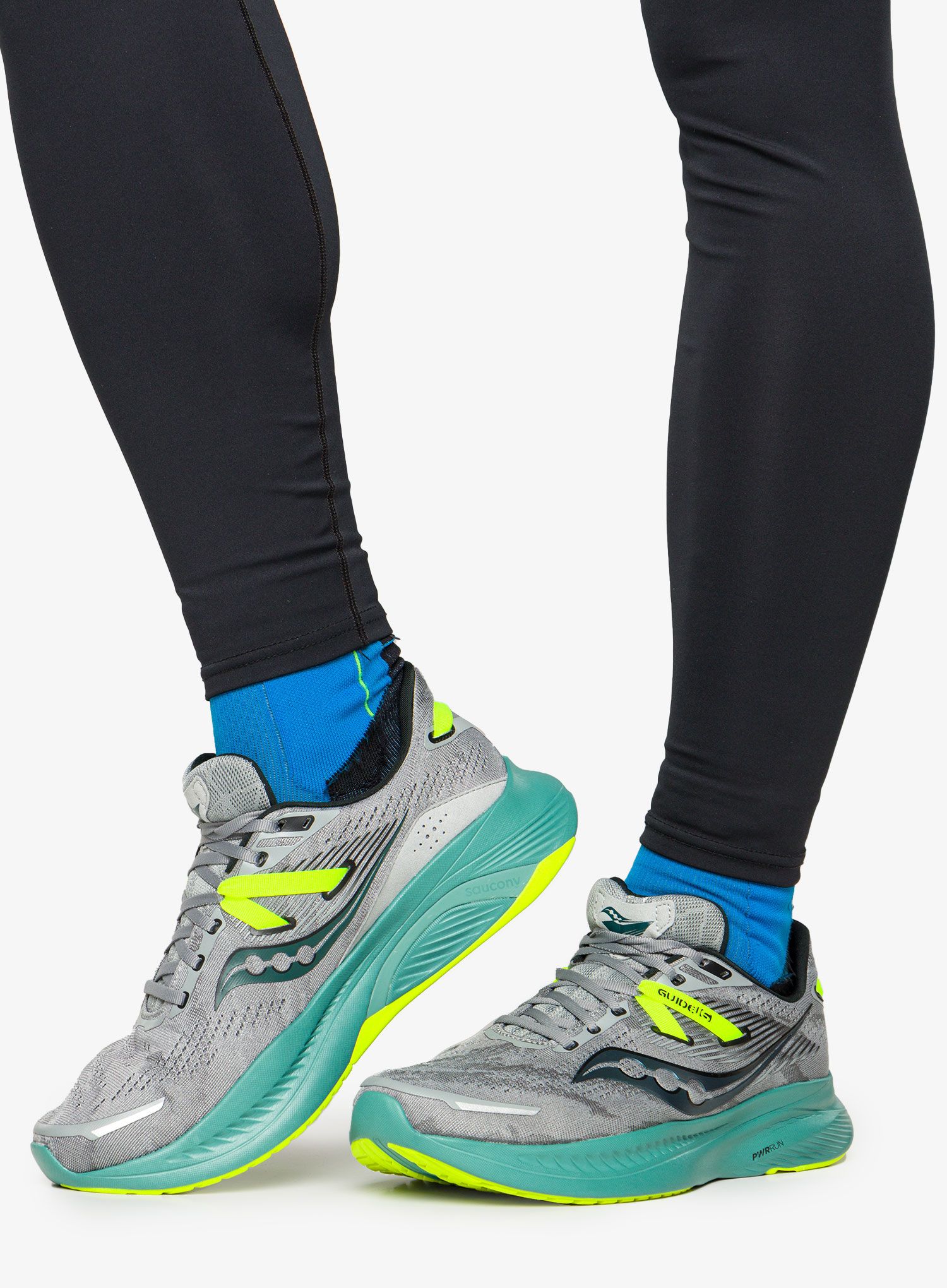 Moški tekaški čevlji Saucony Guide 16 - fossil/moss
