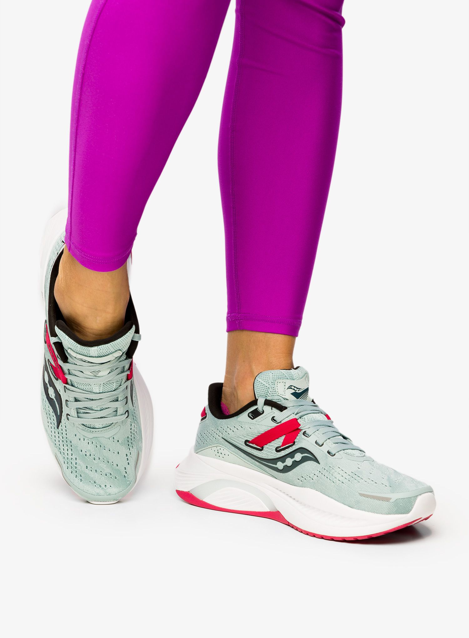 Ženski tekaški čevlji Saucony Guide 16 - mineral/rose