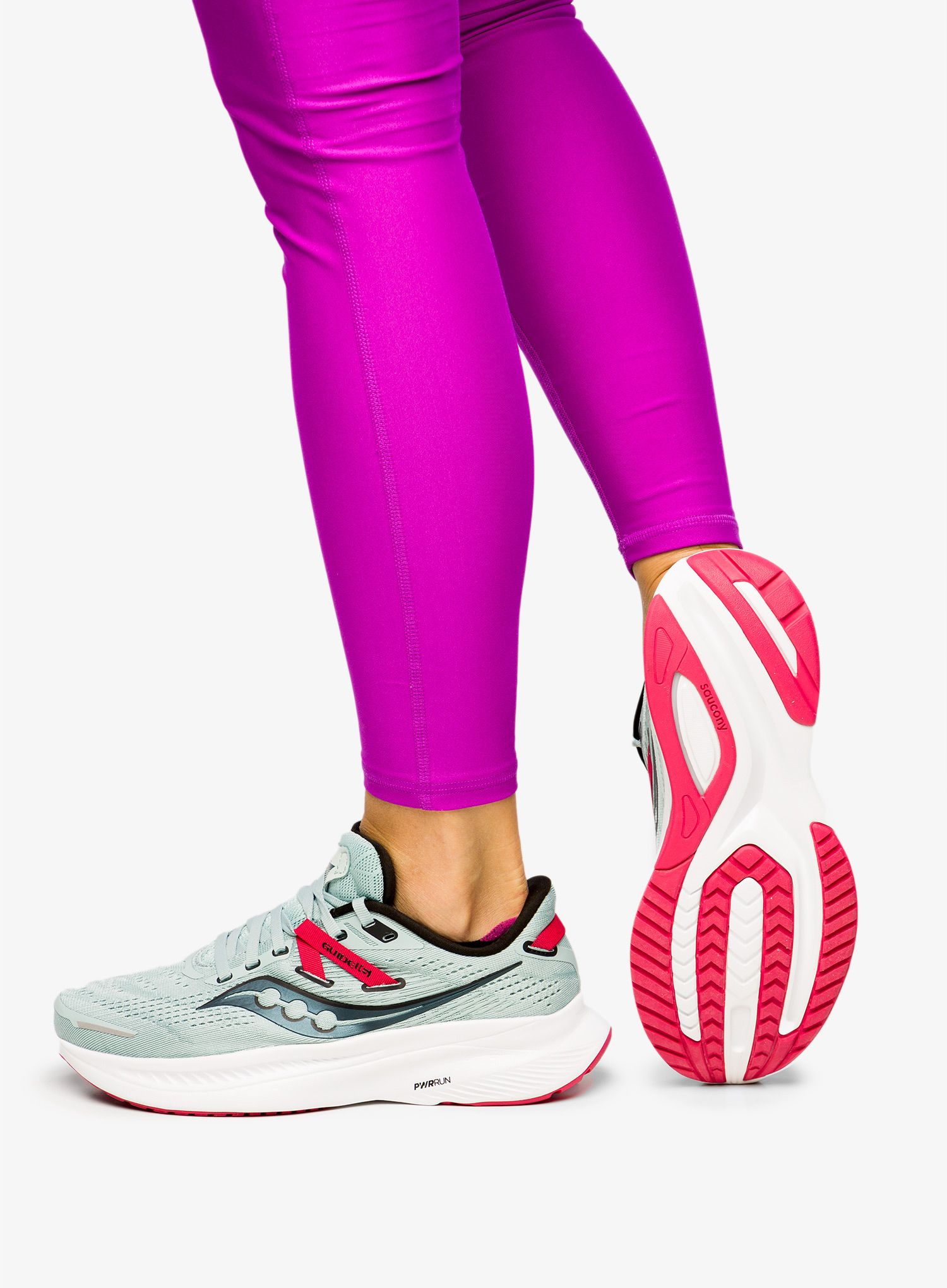 Ženski tekaški čevlji Saucony Guide 16 - mineral/rose