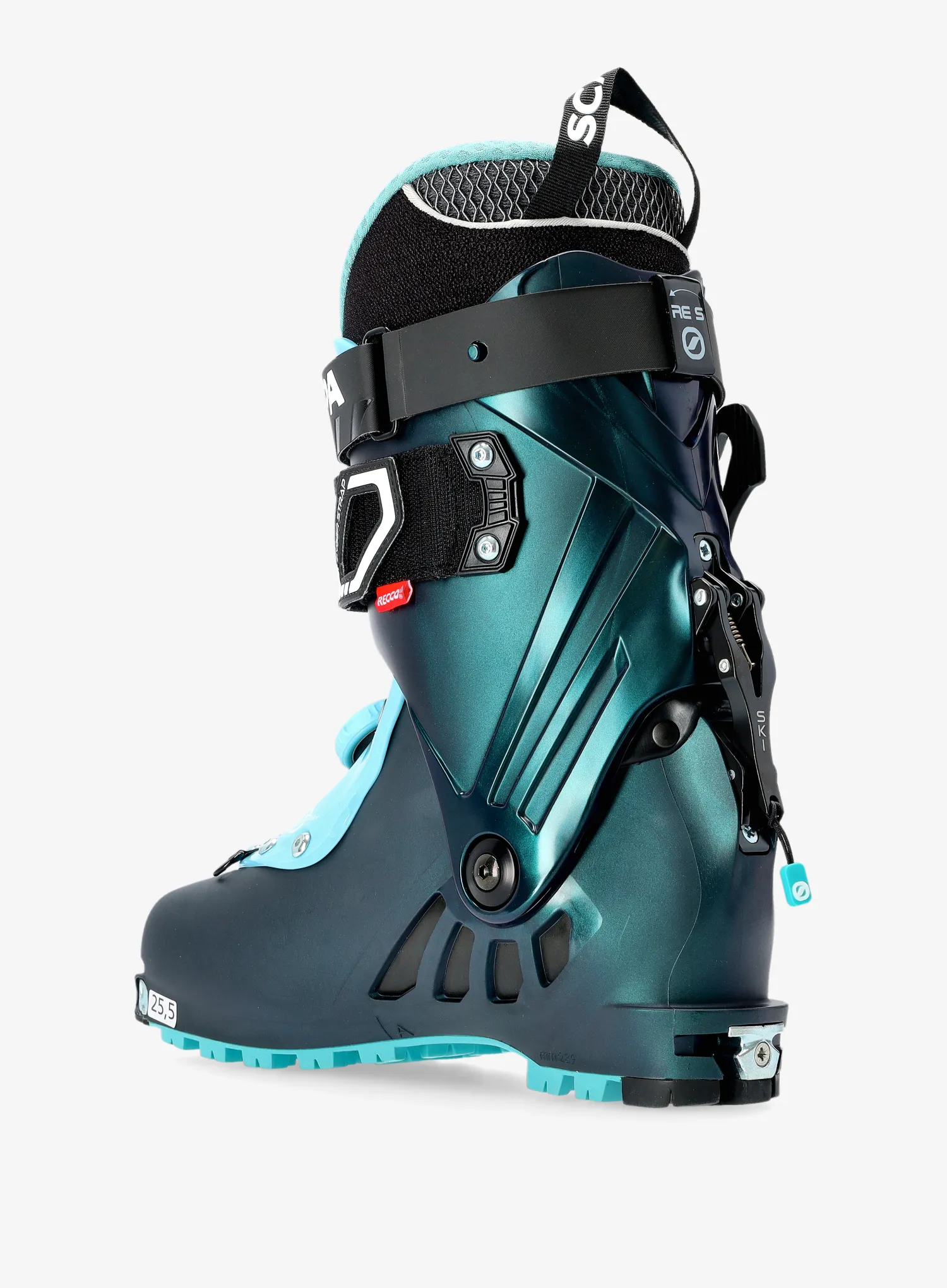 Ženski čevlji Scarpa F1 - anthracite/aqua