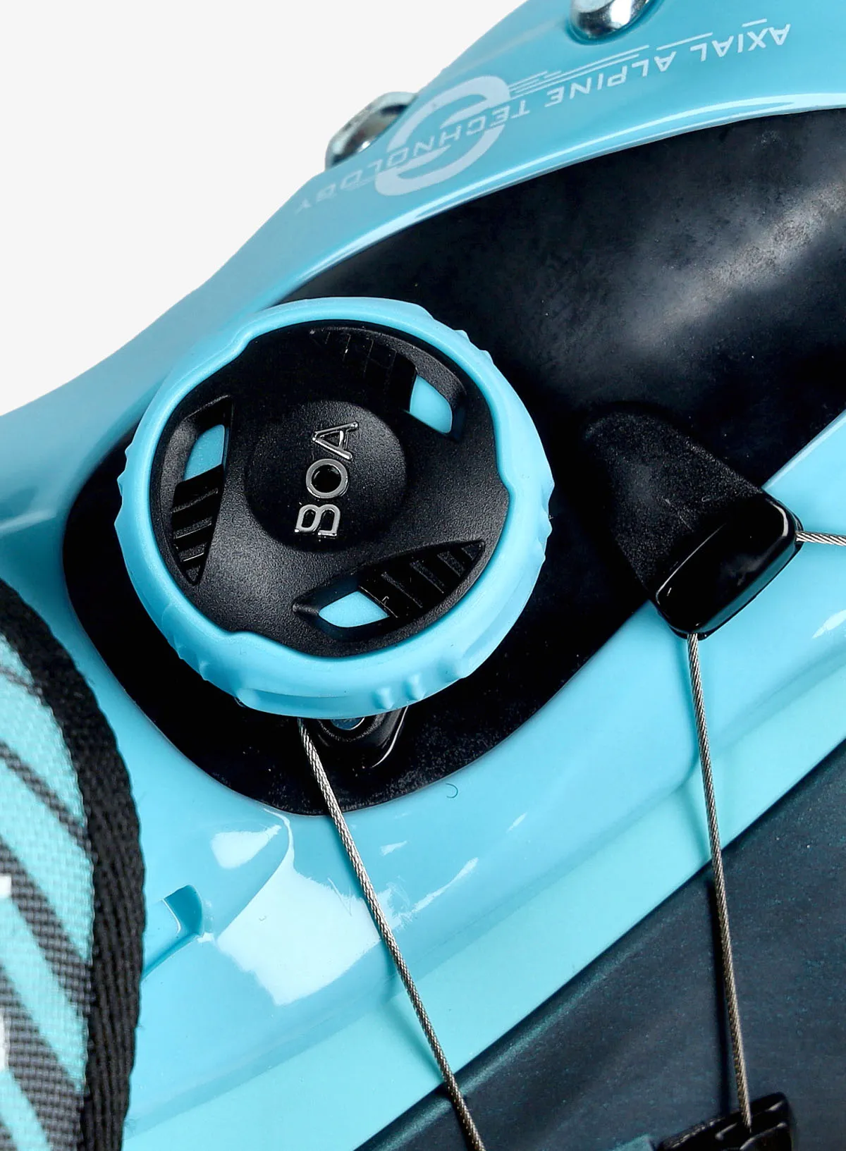 Ženski čevlji Scarpa F1 - anthracite/aqua
