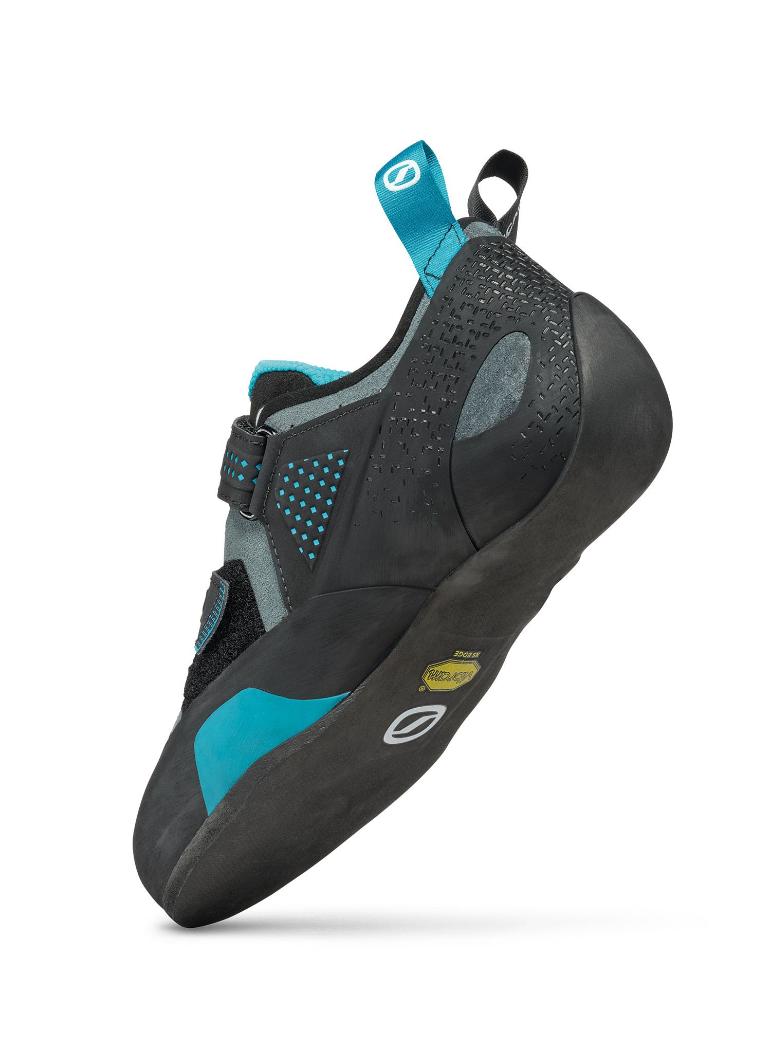 Ženski plezalni čevlji Scarpa Force - conifer/azure 