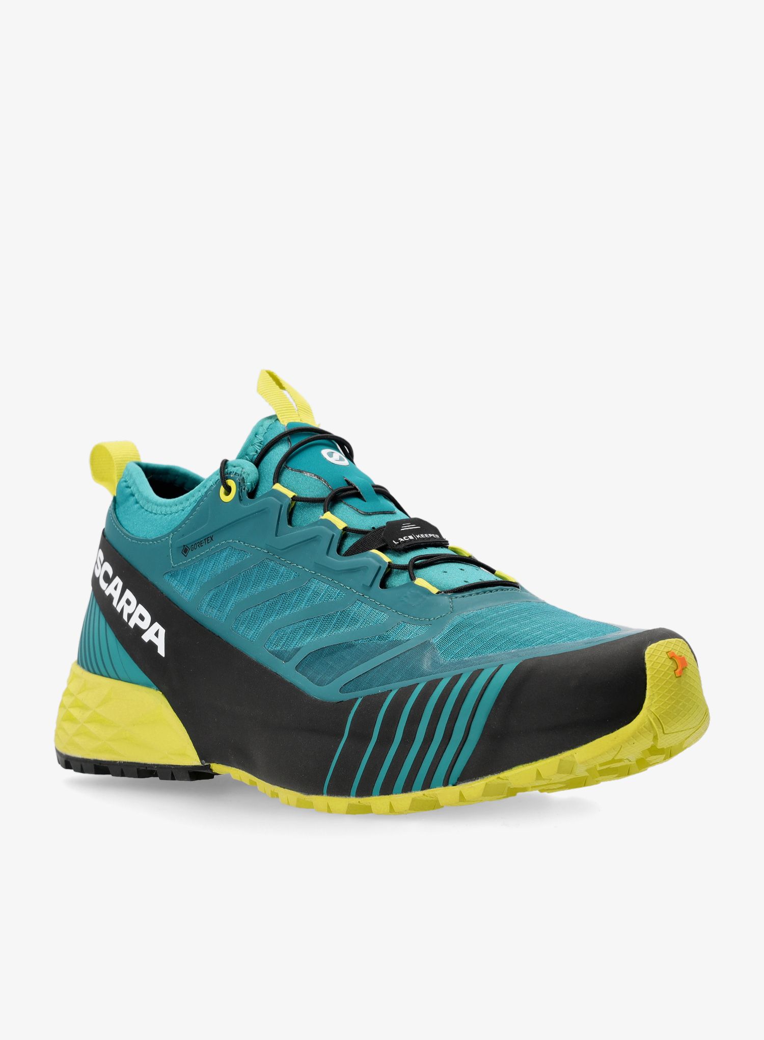 Moški tekaški čevlji Scarpa Ribelle Run GTX - lake/lime