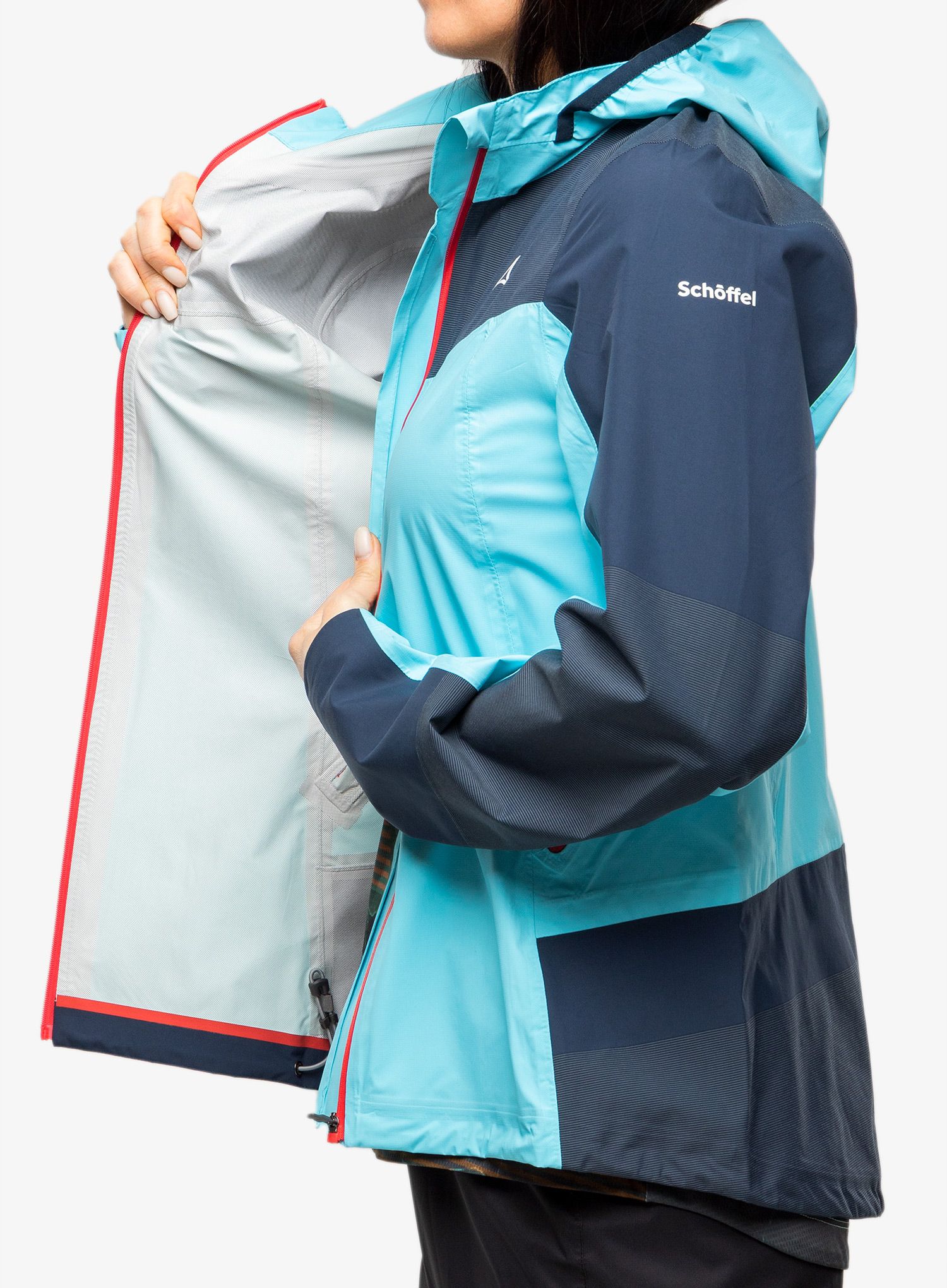 Ženska kolesarska jakna Schoffel 2.5L Jacket Epic Trail - medium turquoise