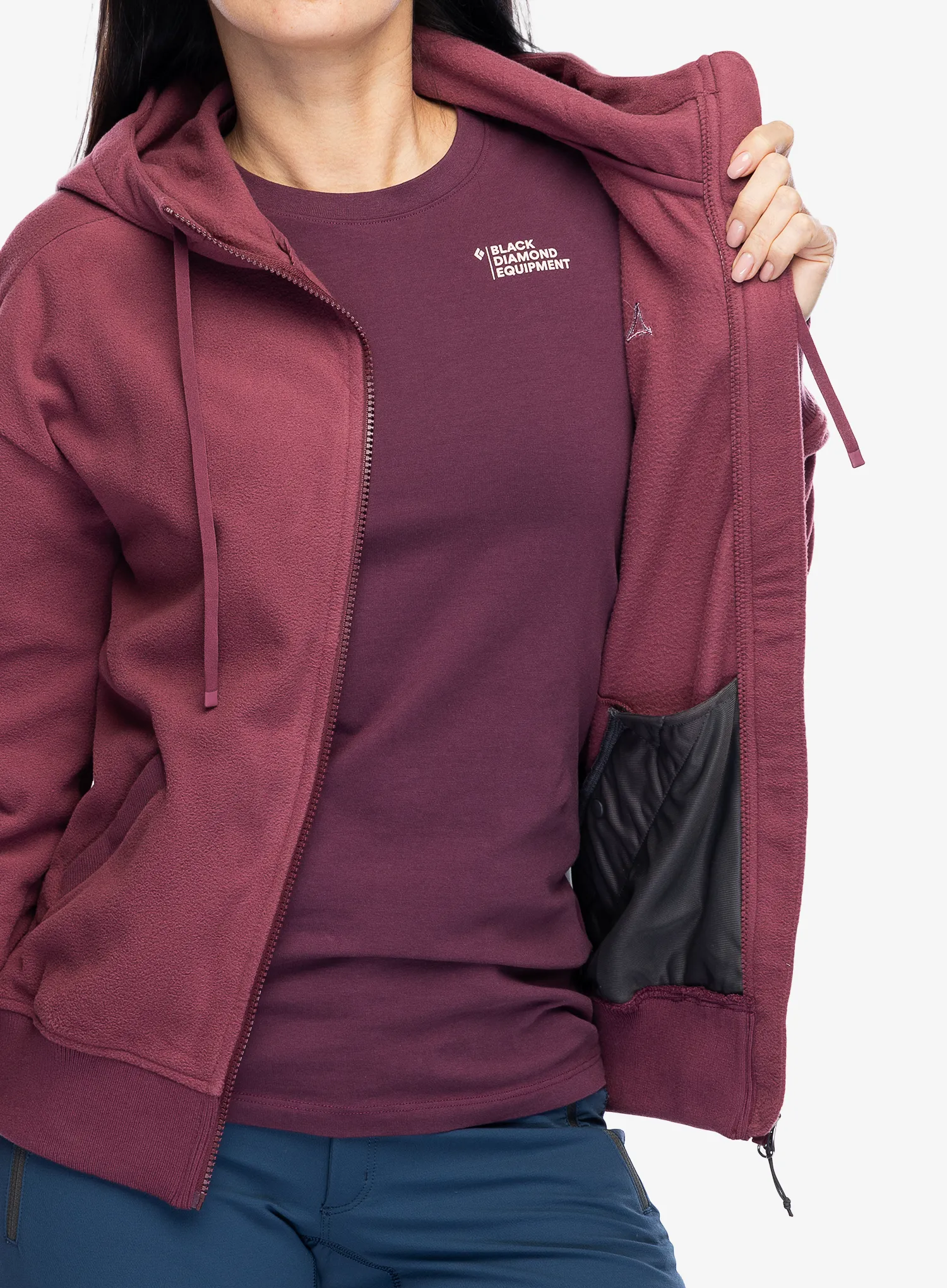 Ženski flis Schoffel Fleece Jk Style Leveche - acai