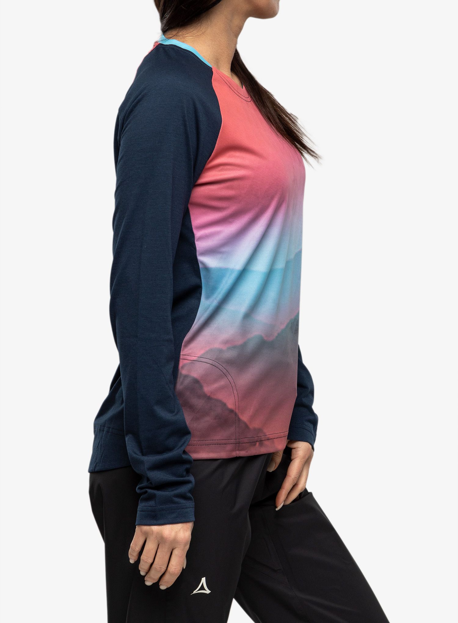 Ženska kolesarska jopa Schoffel Longsleeve Altitude - clasping rose