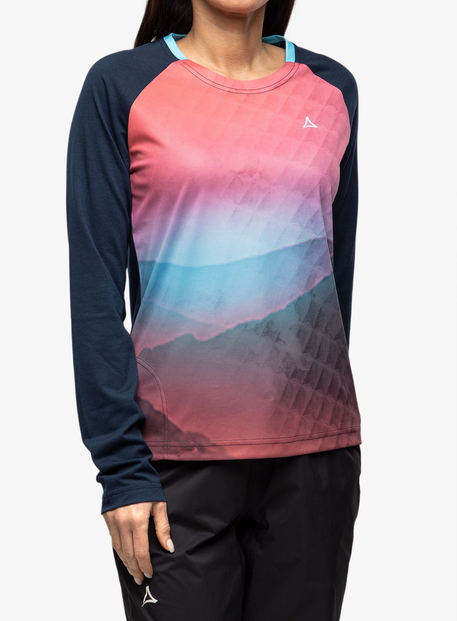 Ženska kolesarska jopa Schoffel Longsleeve Altitude - clasping rose