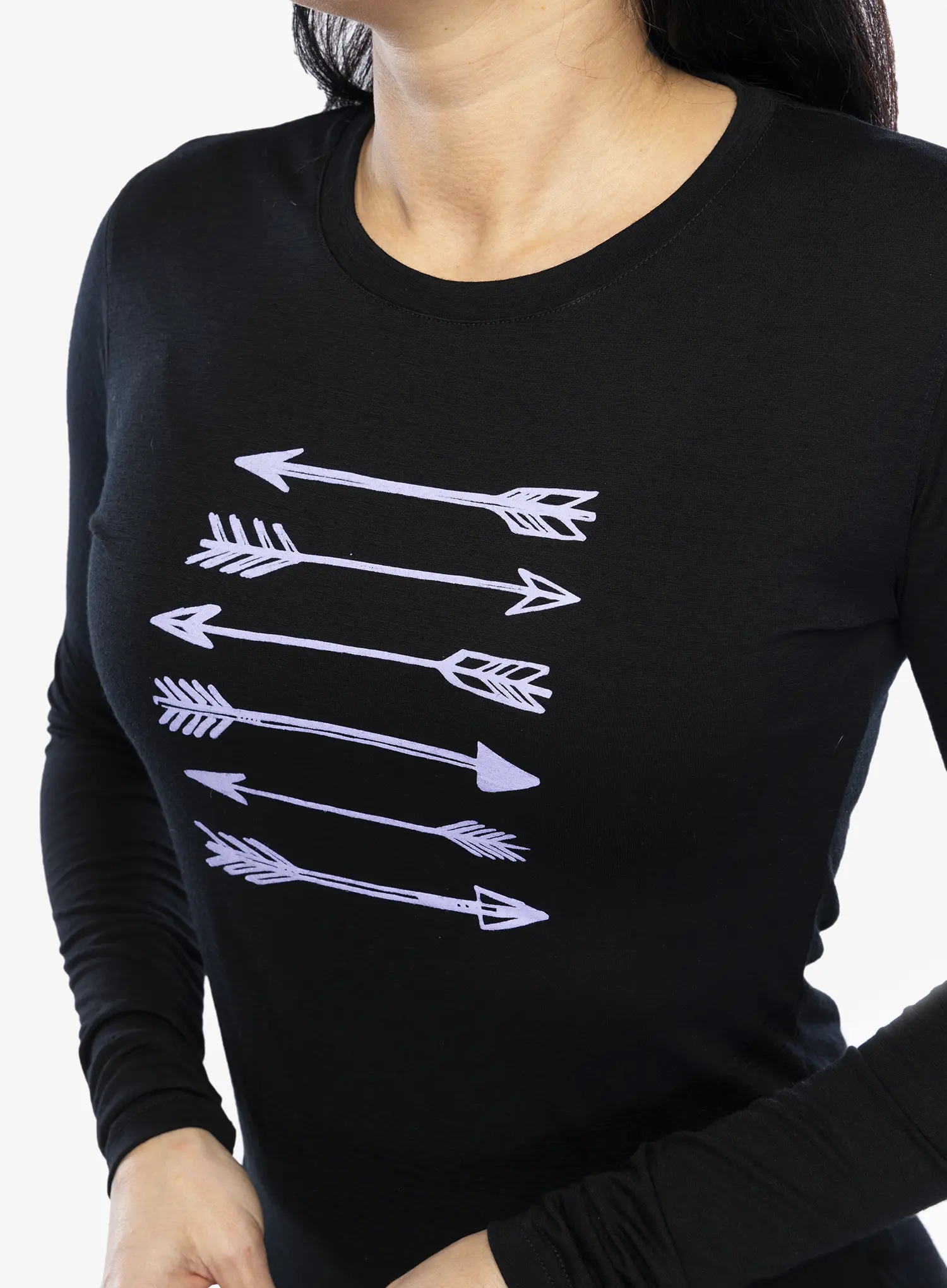 Jopica Sensor Merino Active PT Tee L/S - black arrows