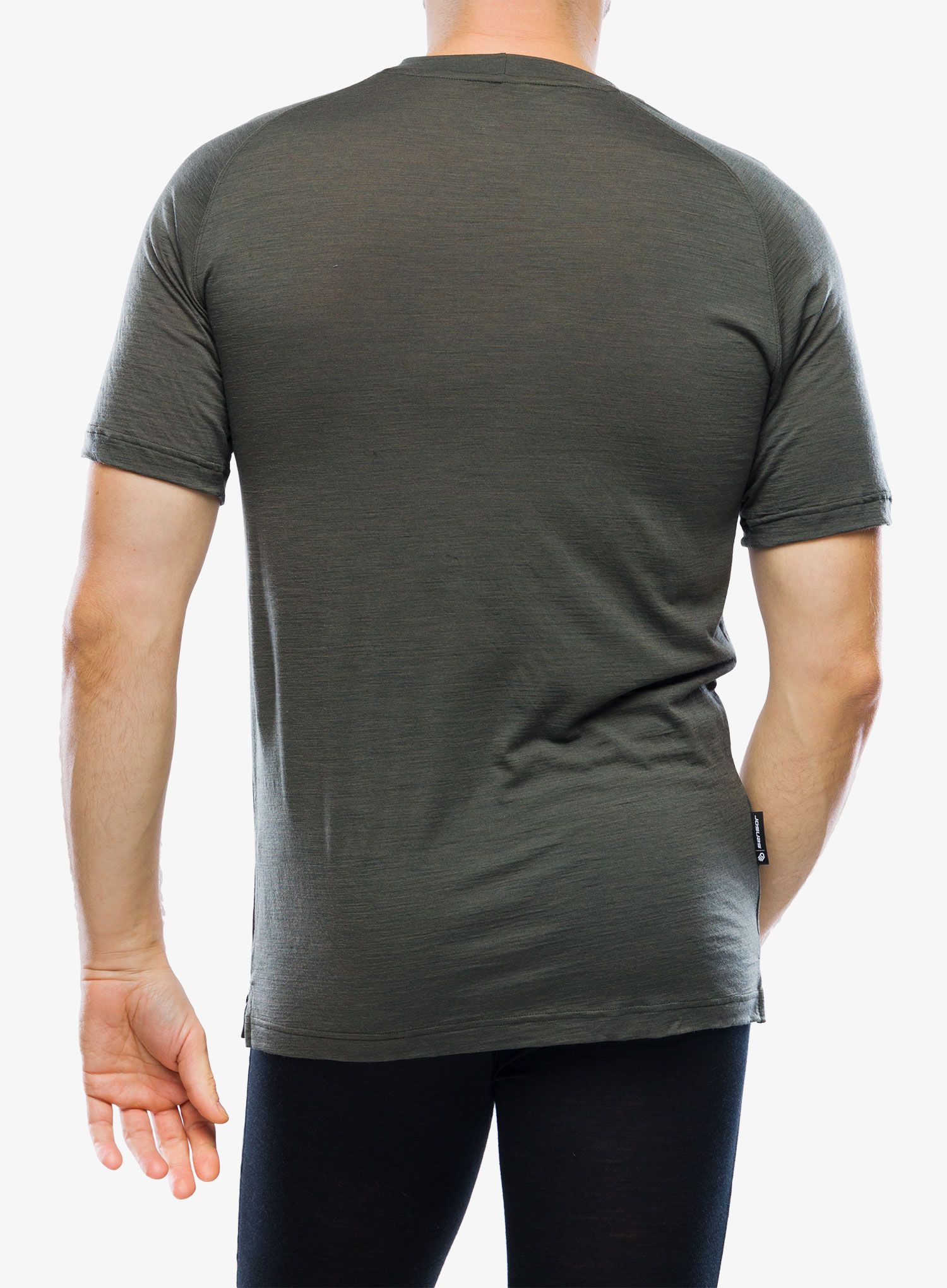 Termo majica Sensor Merino Air PT Tee S/S - olive green earth