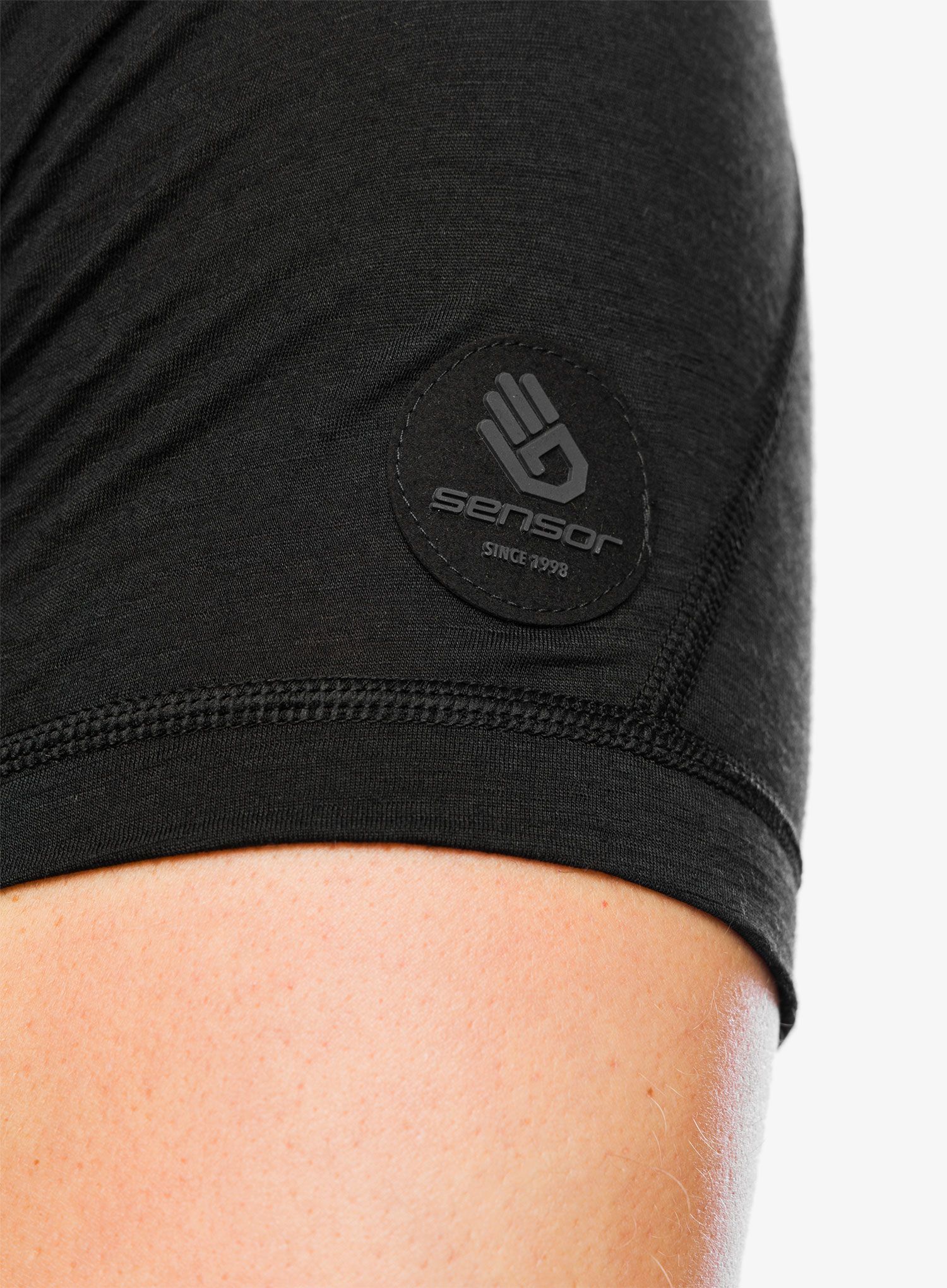 Termo majica Sensor Merino Air Tee S/S - black/ black