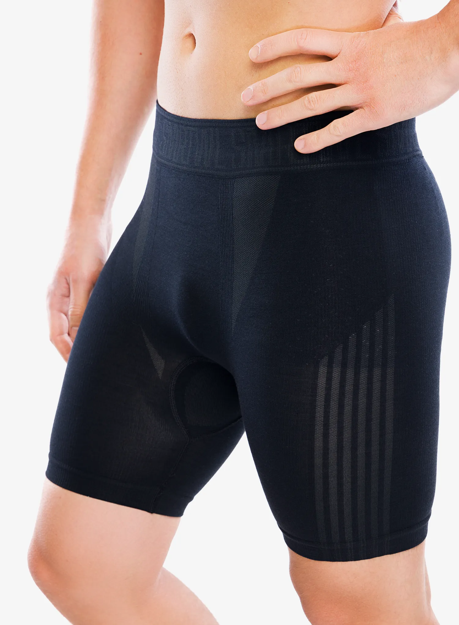 Boksarice Smartwool Intraknit 6 Boxer Brief Boxed - black/charcoal