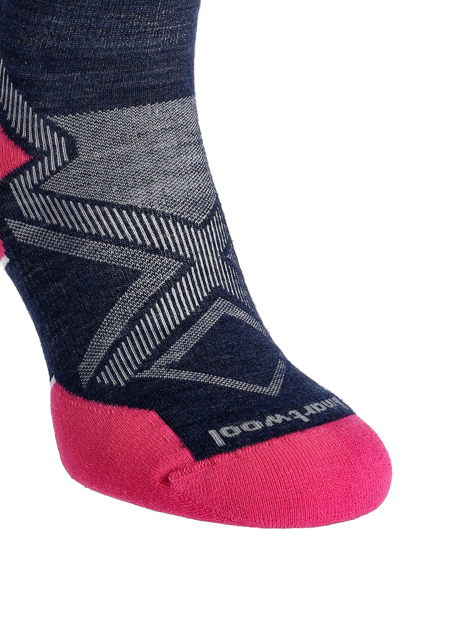 Ženske merino nogavice Smartwool Run TC Cold Crw - deep navy