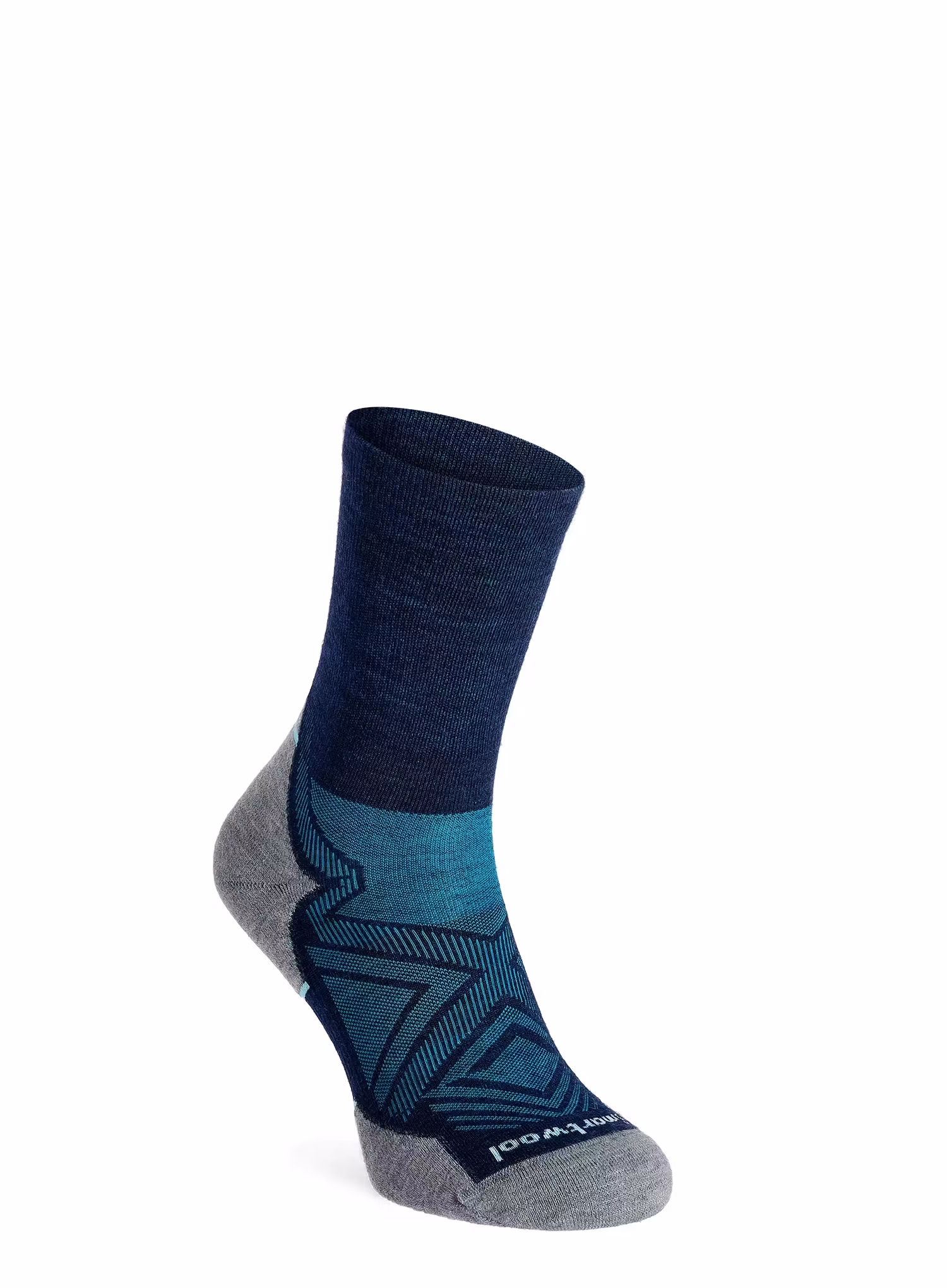 Tekaške nogavice Smartwool Run Targeted Cushion Mid Crew Socks - deep navy