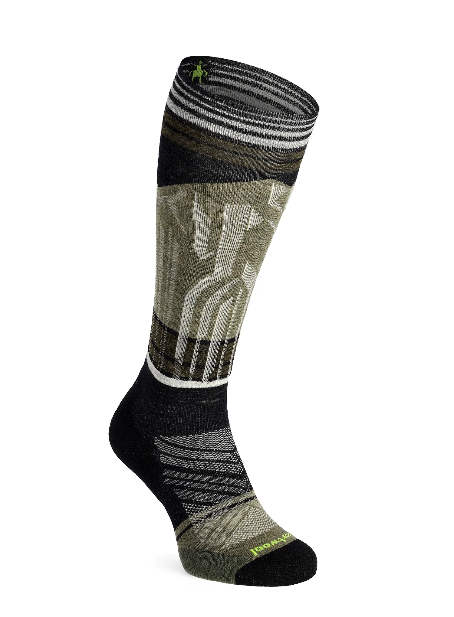 Smučarske nogavice Smartwool Ski Targeted Cushion Summit Shot OTC Socks - black