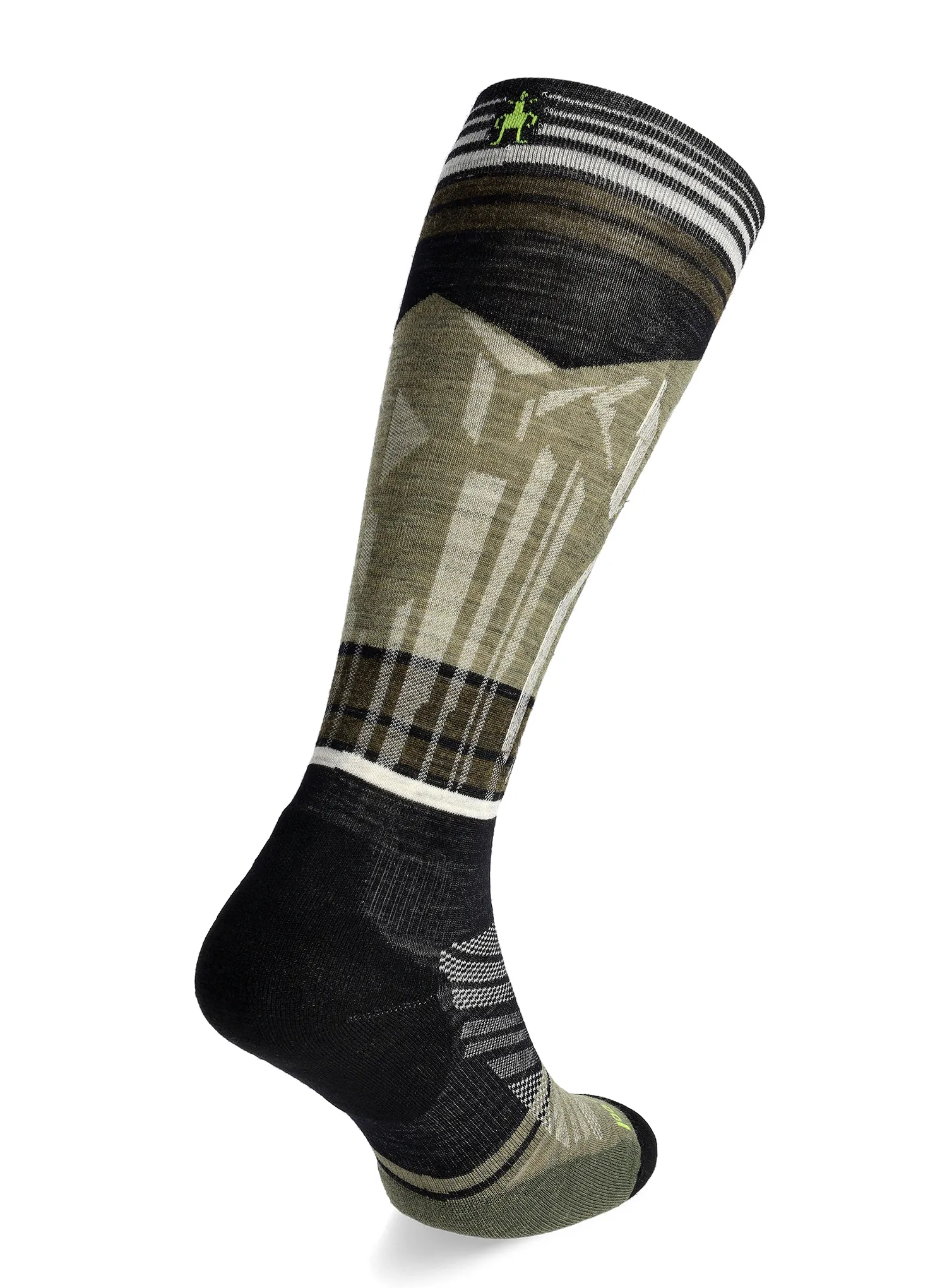 Smučarske nogavice Smartwool Ski Targeted Cushion Summit Shot OTC Socks - black