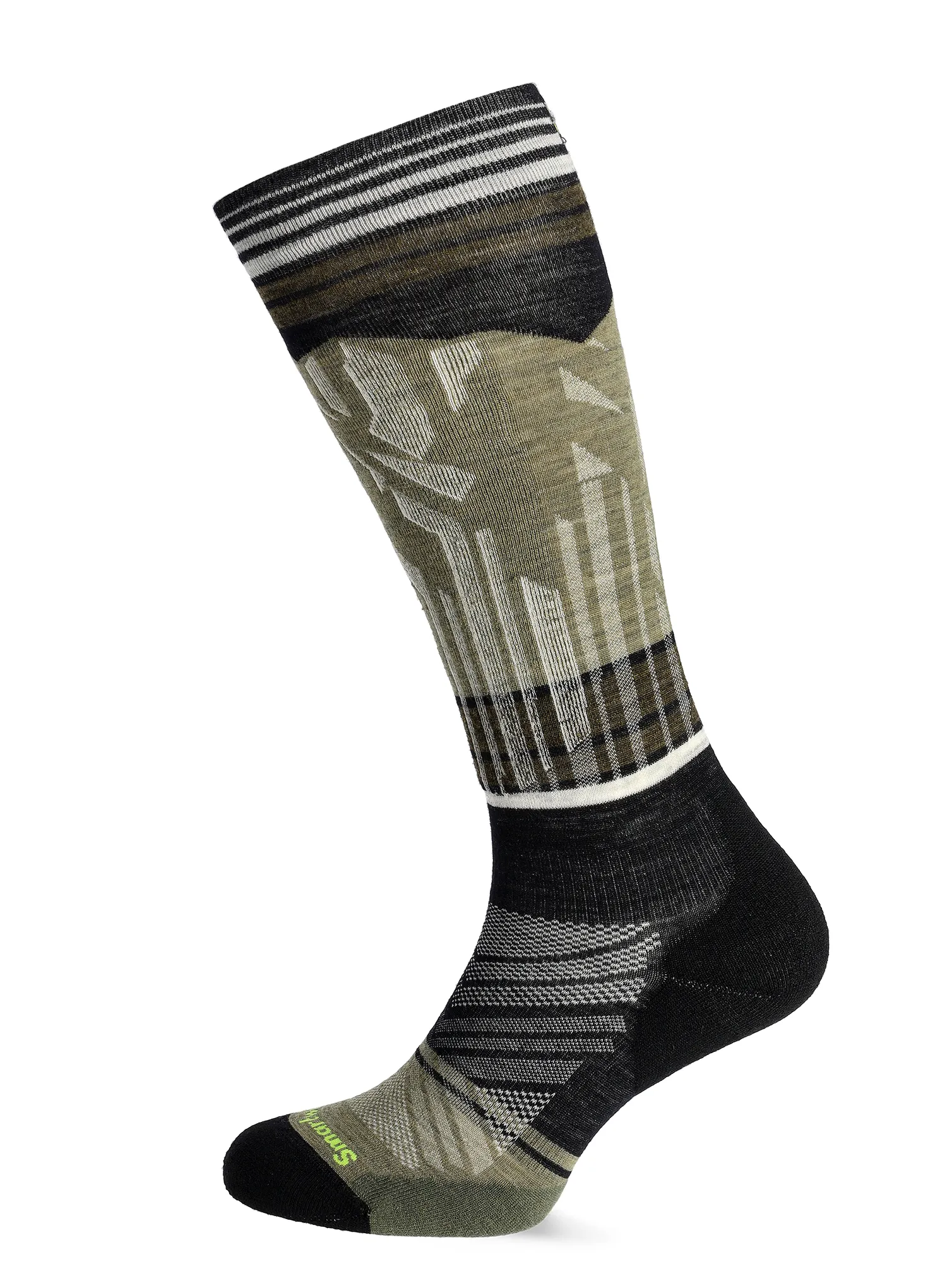 Smučarske nogavice Smartwool Ski Targeted Cushion Summit Shot OTC Socks - black