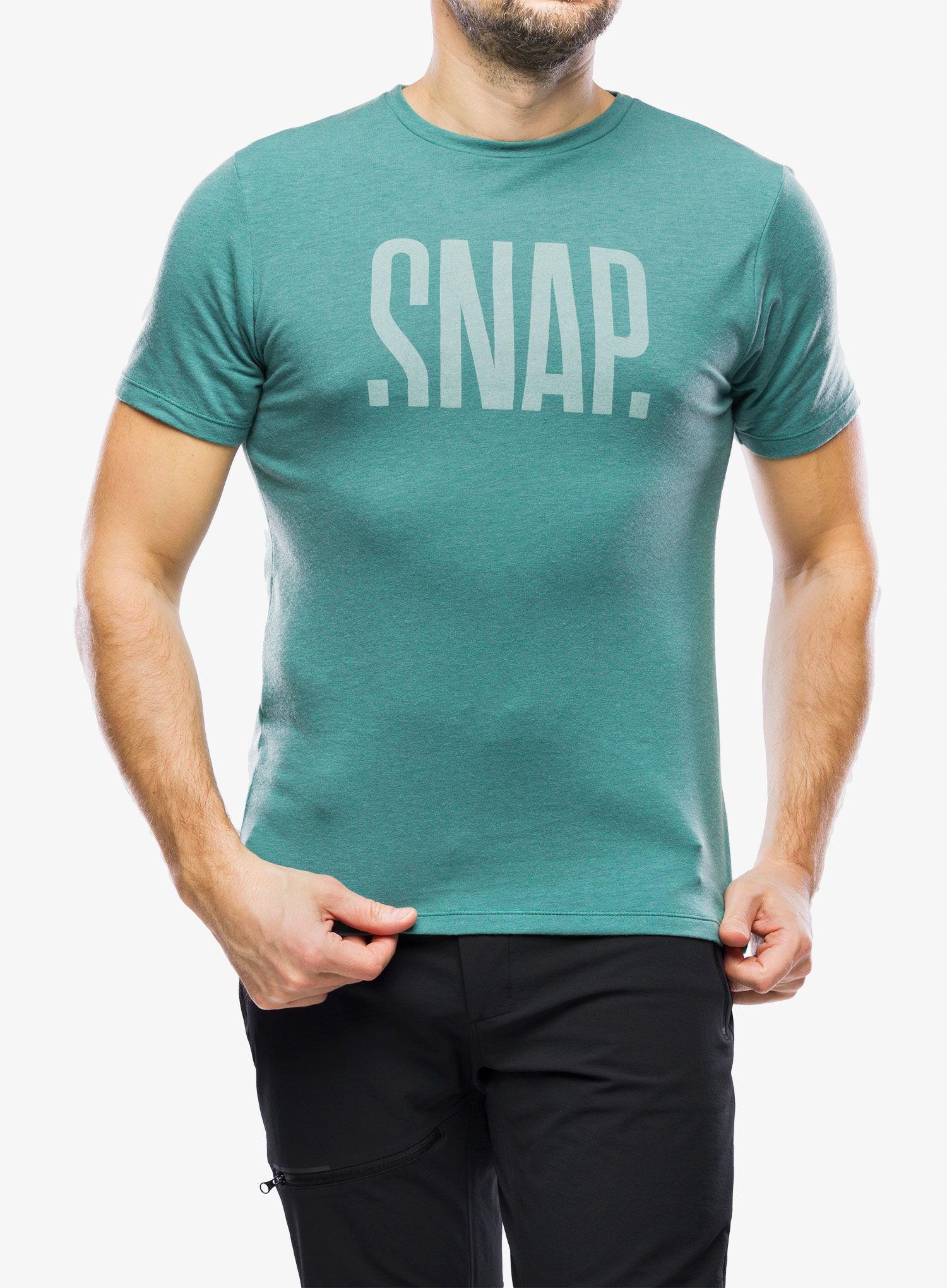 Merino majica SNAP Technical Merino T-Shirt - green