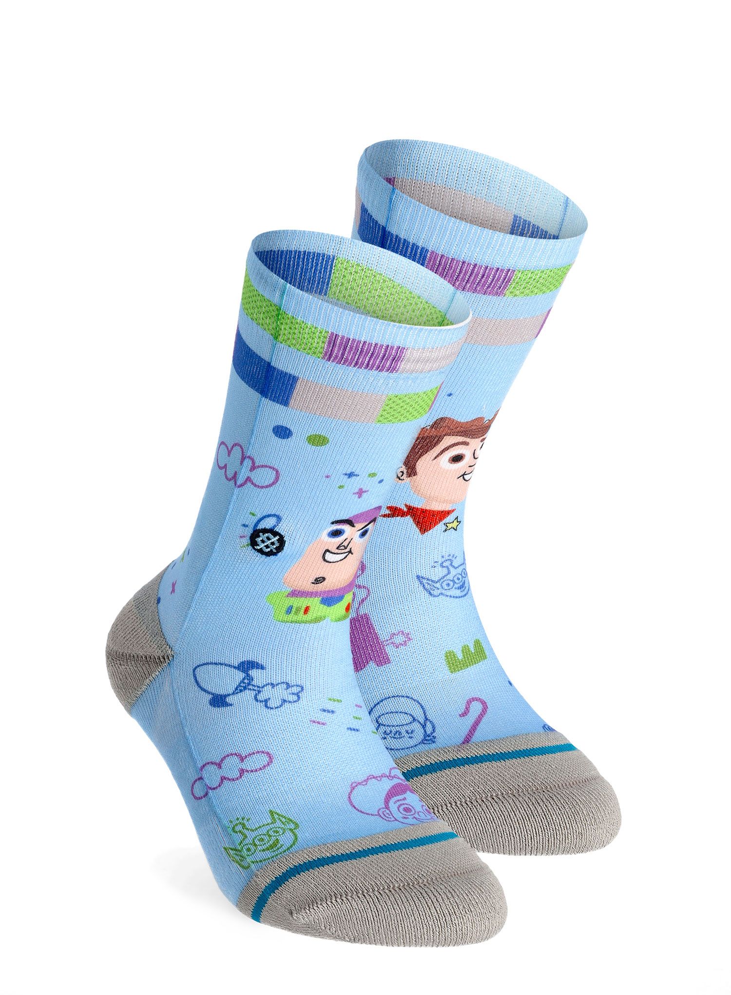 Otroške nogavice Stance Pixar By Ryan 3 Pack - blue