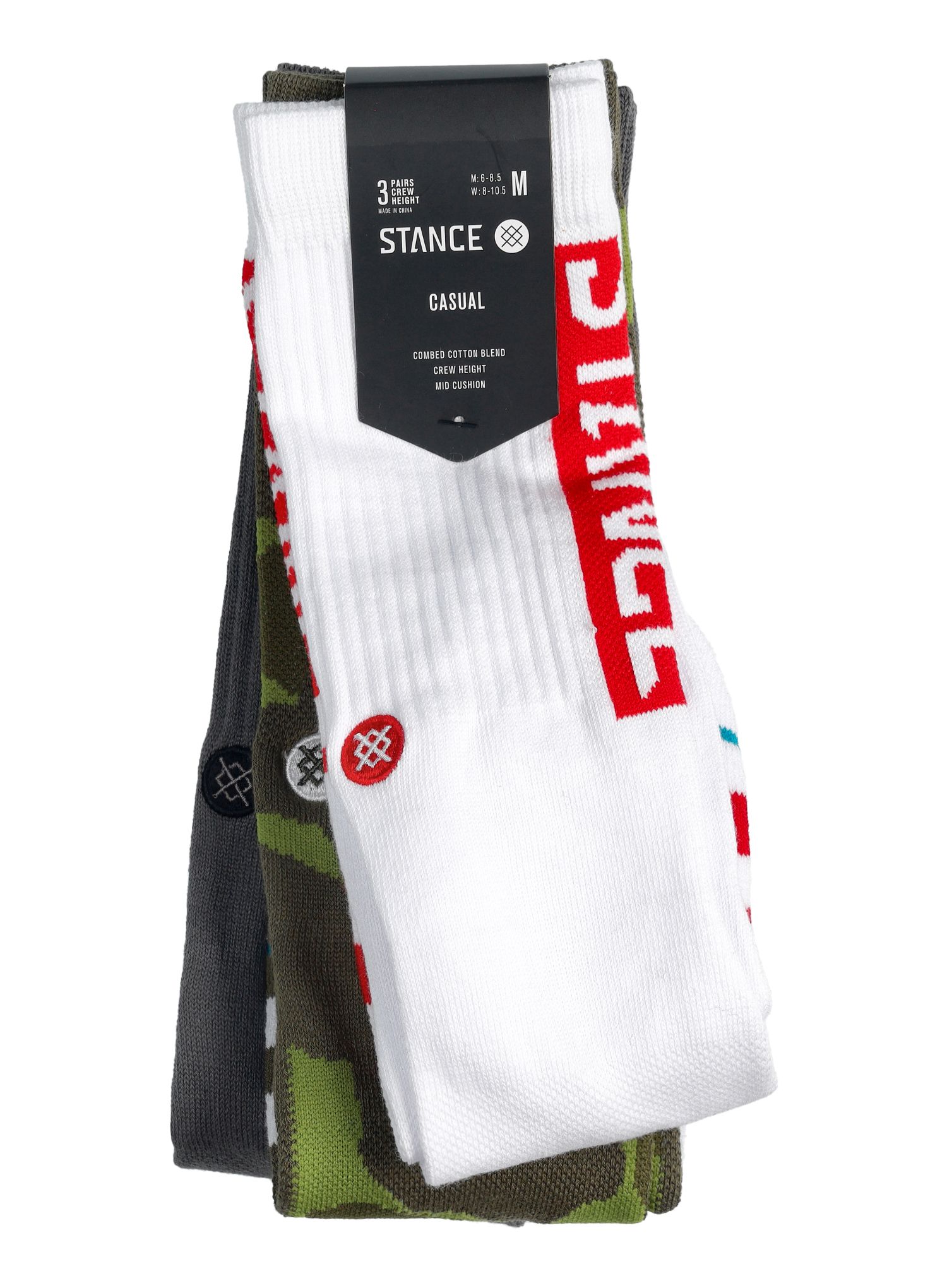 Pohodniške nogavice Stance The Og 3 Pack - camo