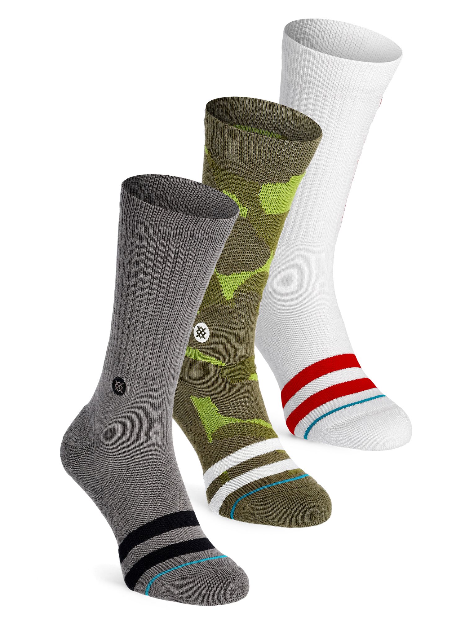 Pohodniške nogavice Stance The Og 3 Pack - camo