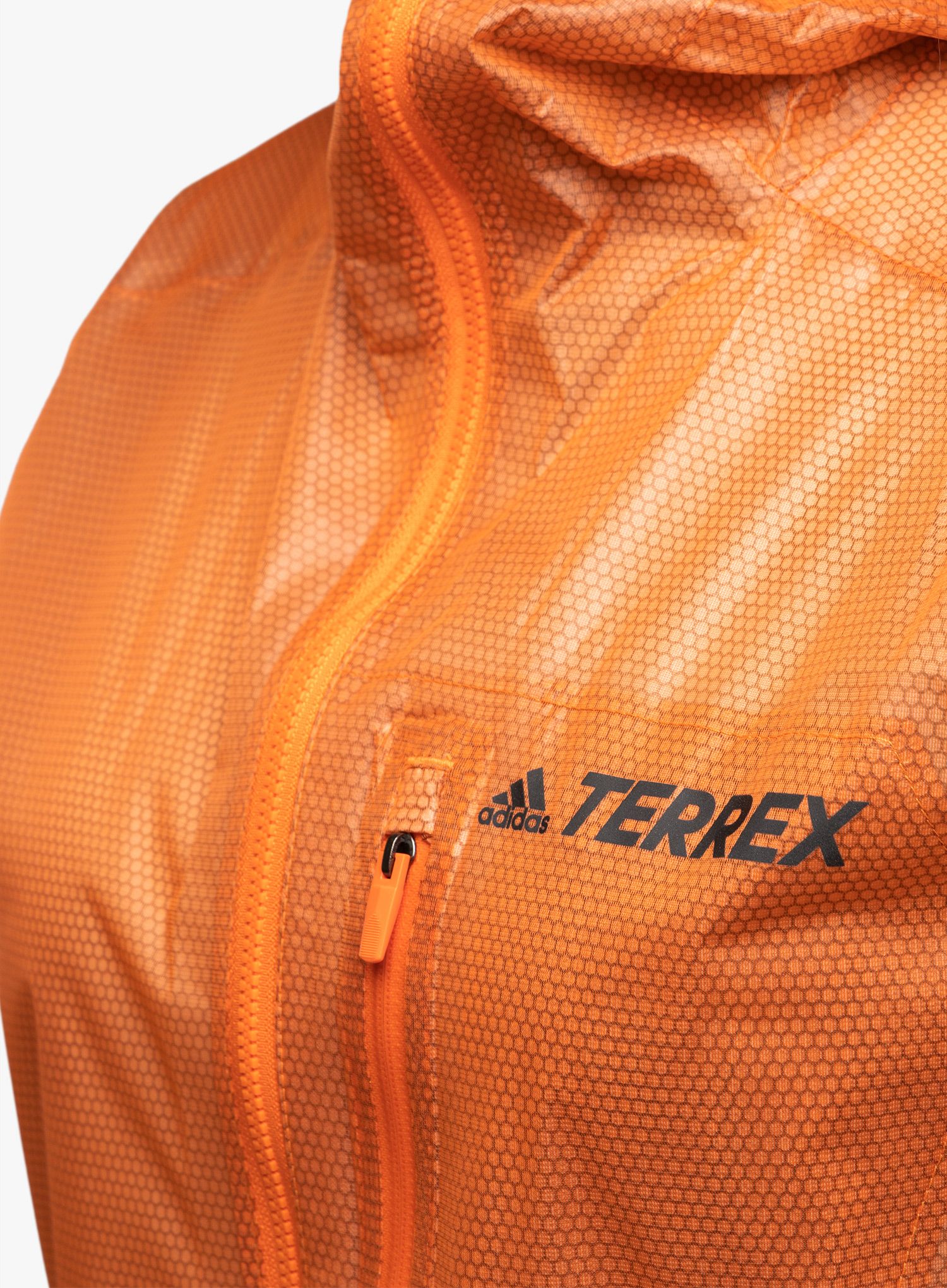 Ženska jakna za tek adidas TERREX Agravic 2,5L Rain Jacket - semi impact orange