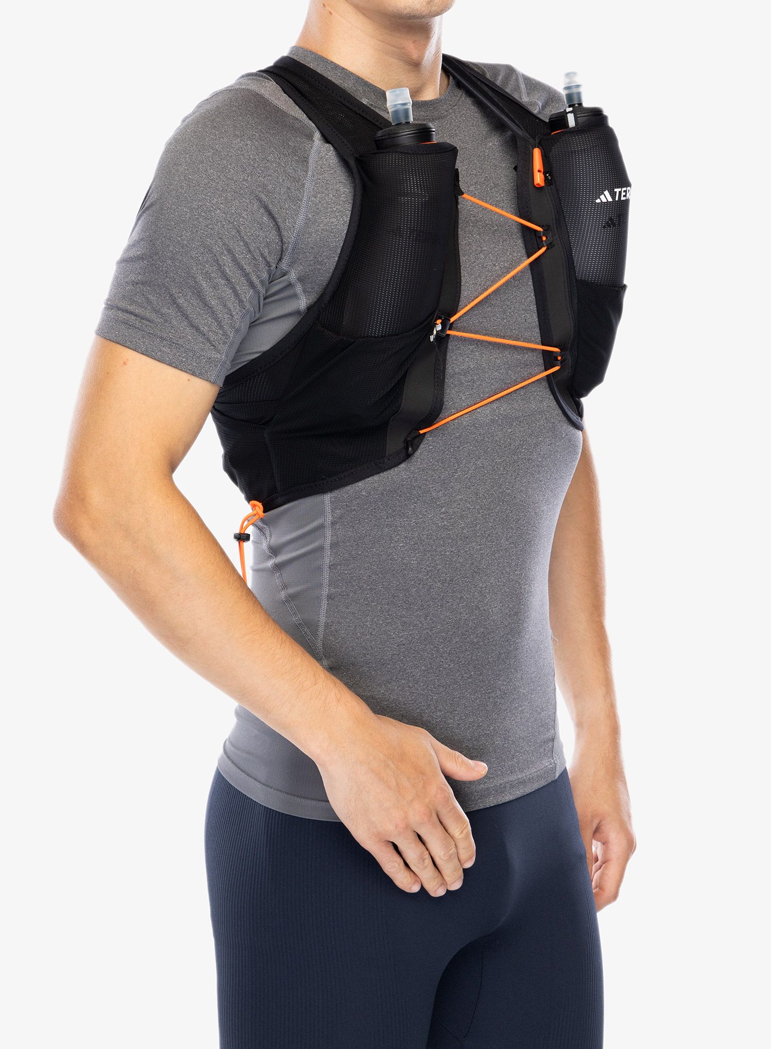 Tekaški brezrokavnik adidas TERREX Trail Running Techrock Vest 2,5 L - black