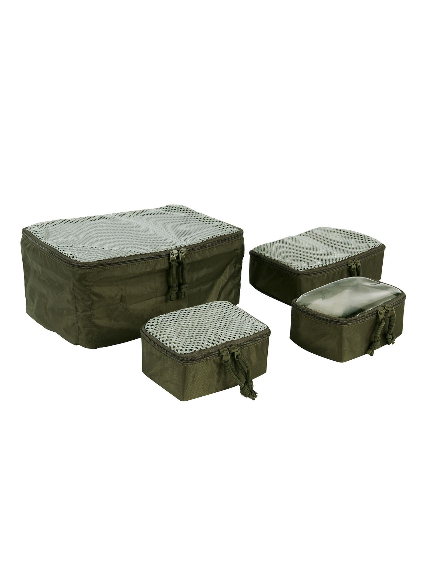 Komplet organizatorjev Tasmanian Tiger Modular Pouch Set VL - olive