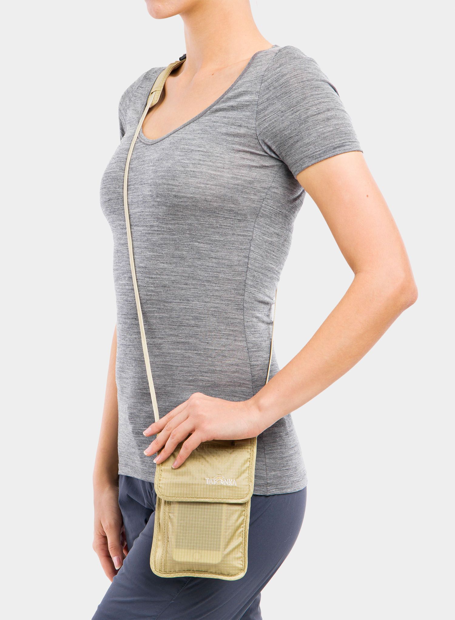 Torbica za čez ramo Tatonka Skin Neck Pouch - natural