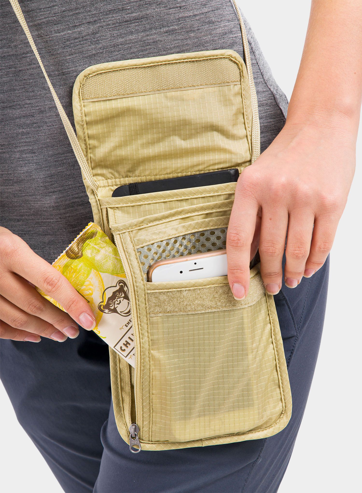 Torbica za čez ramo Tatonka Skin Neck Pouch - natural