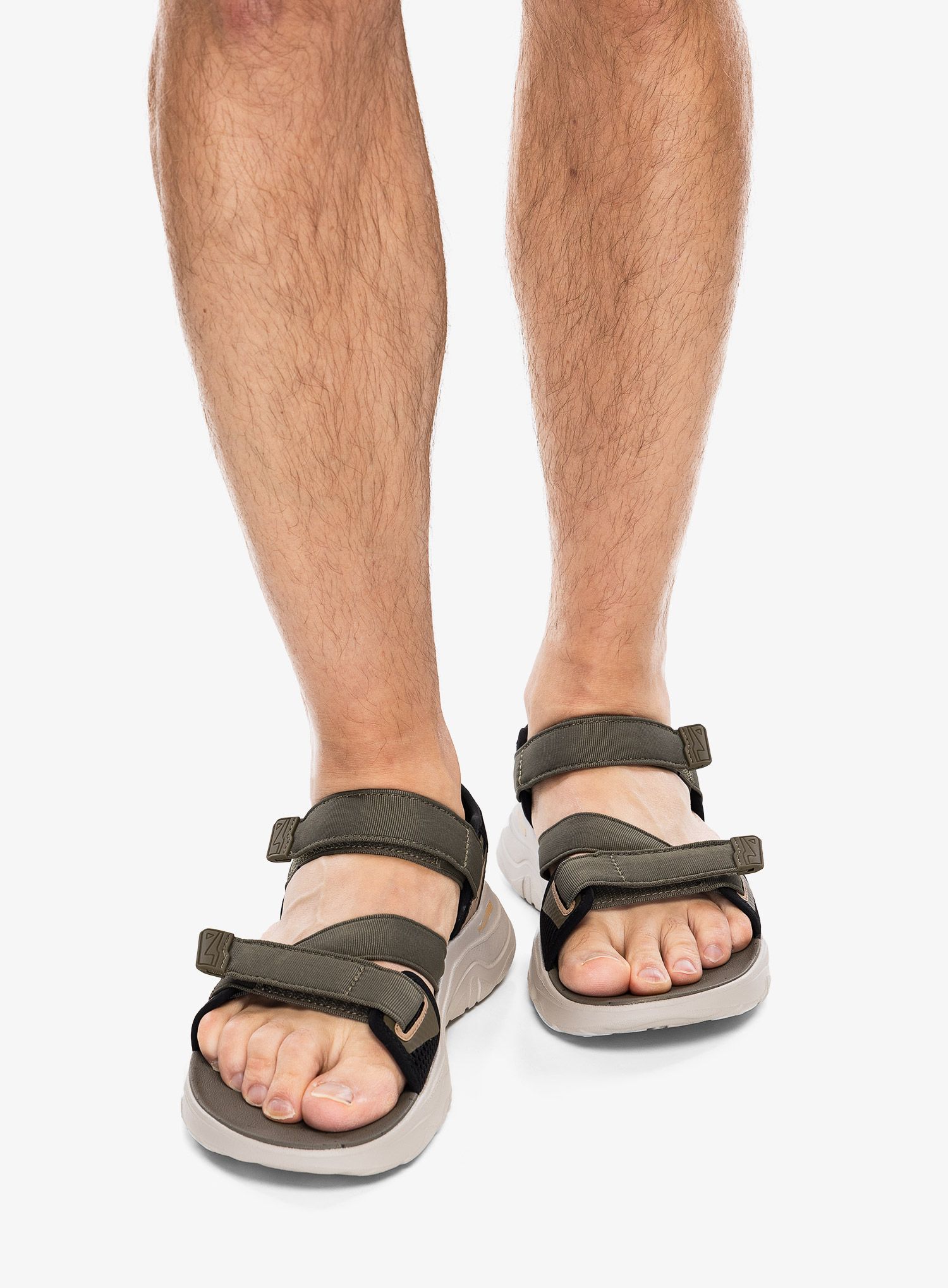 Moški sandali Teva Zymic - dark olive/teal green
