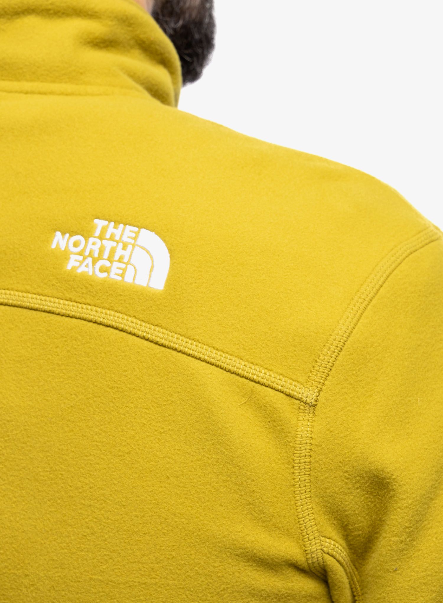 Flis The North Face 100 Glacier Full Zip - sulphur moss