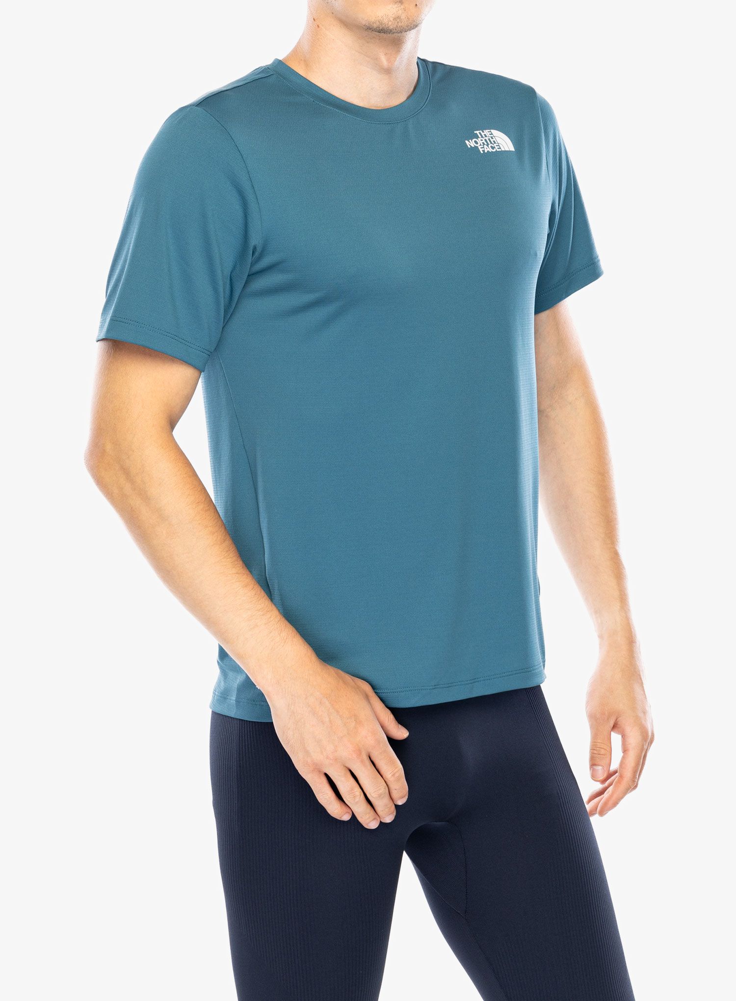 Fitness majica The North Face 24/7 S/S Tee Reg - mallard blue