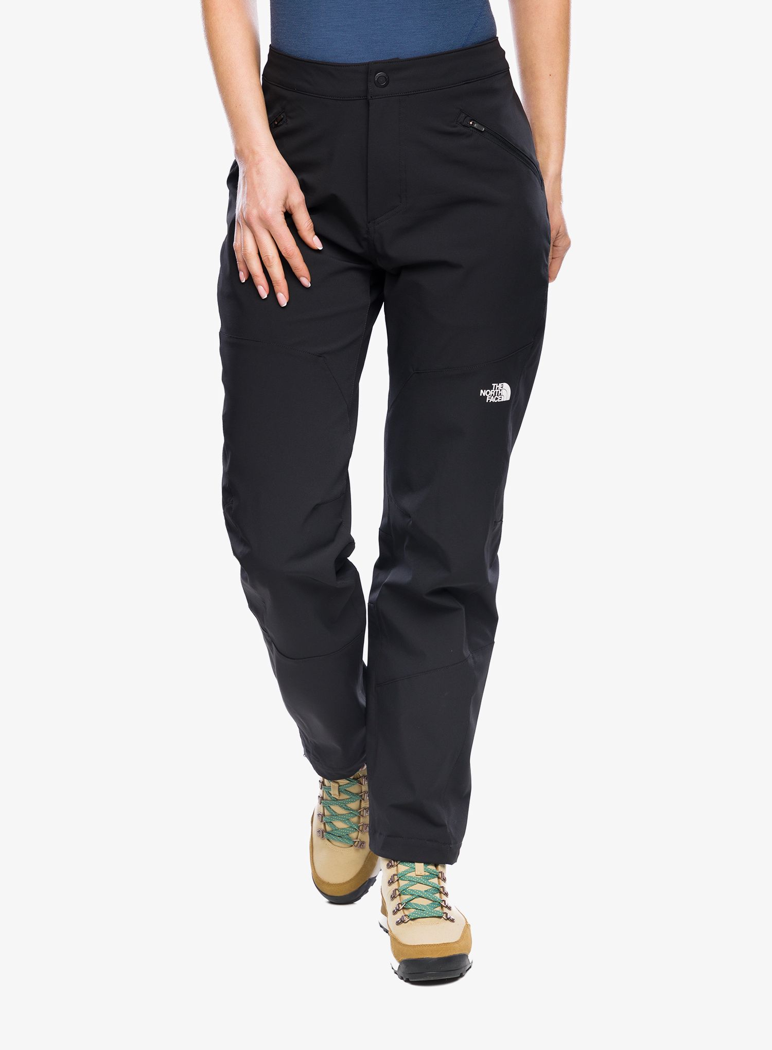 Ženske hlače The North Face Alpine Ridge Regular Straight Pant - black/black