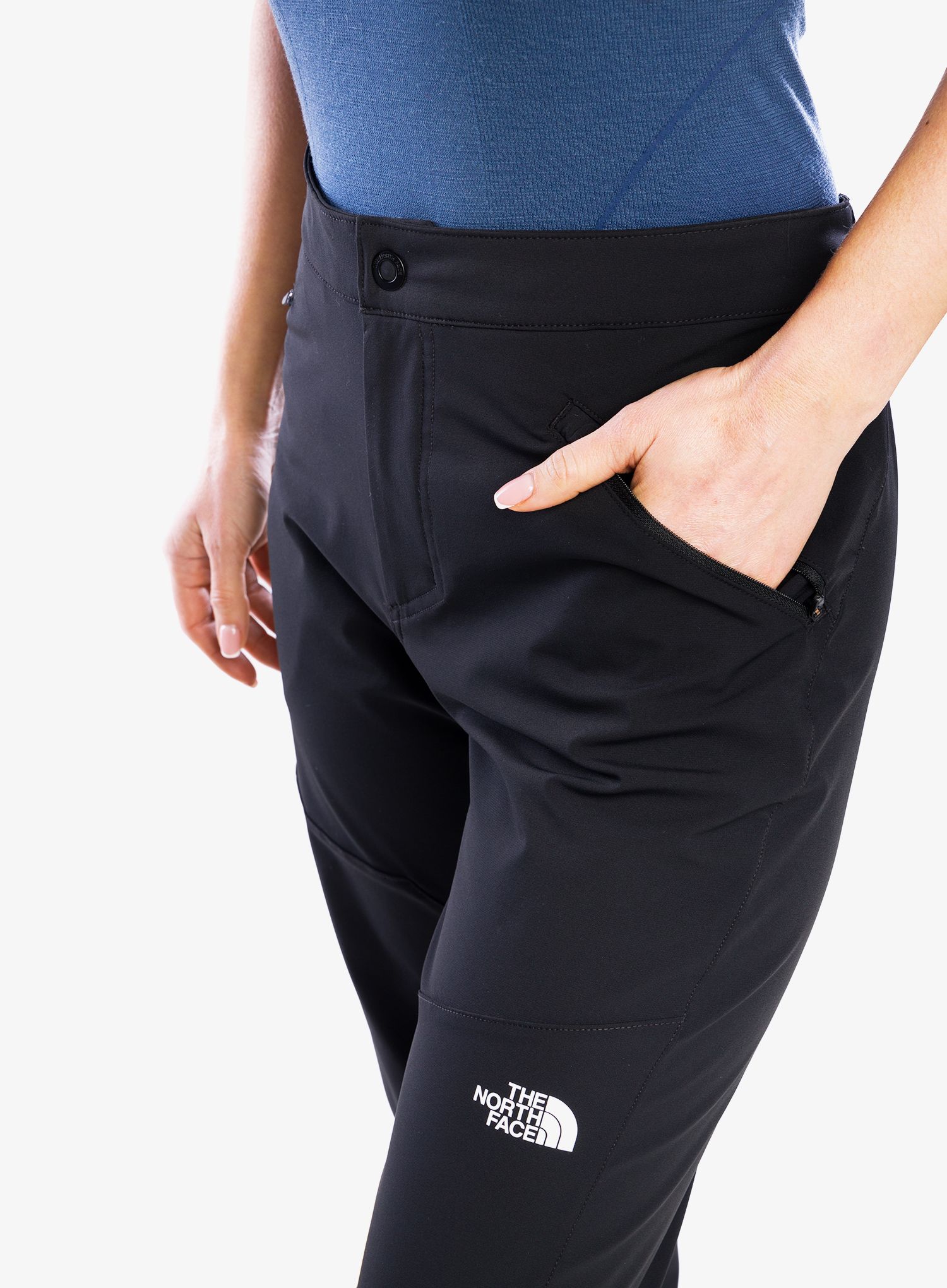 Ženske hlače The North Face Alpine Ridge Regular Straight Pant - black/black