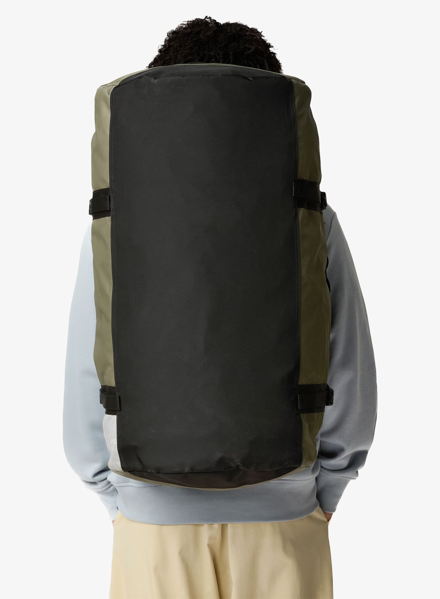 Potovalna torba The North Face Base Camp Duffel L - new taupe green/tnf black