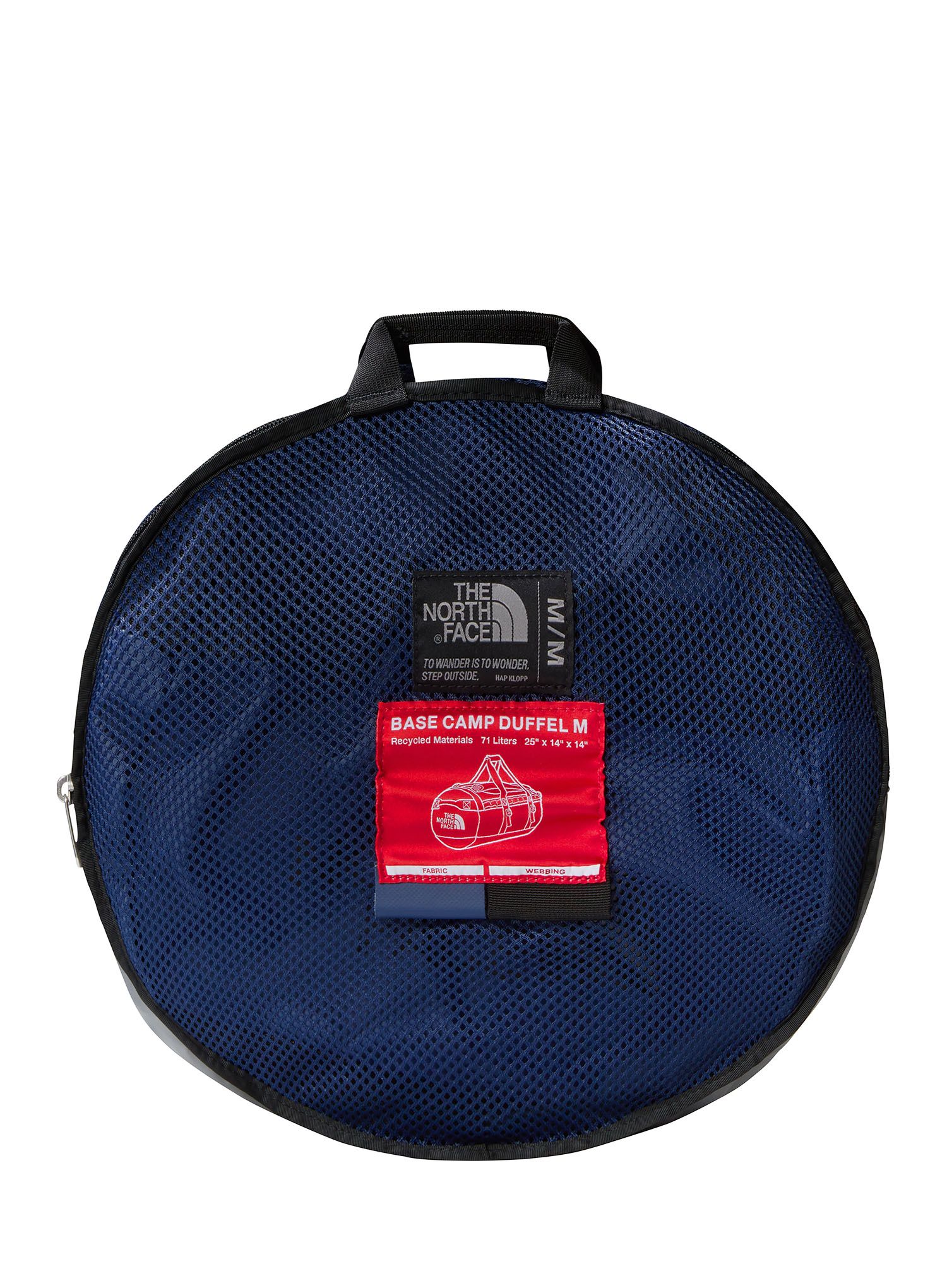 Potovalna torba The North Face Base Camp Duffel M - summit navy/tnf black