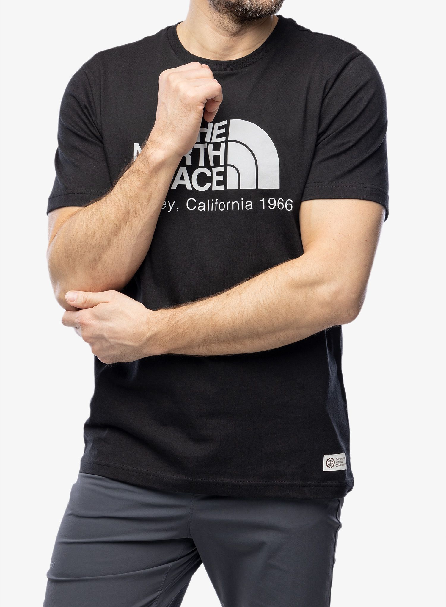 Bombažna majica moška The North Face Berkeley California S/S Tee In Scrap Mat - tnf black