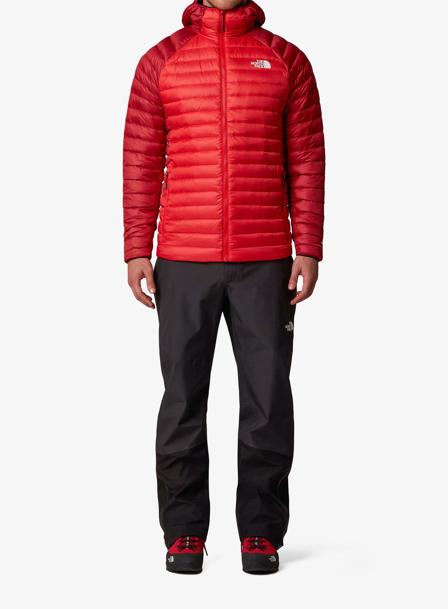 Puhovka The North Face Bettaforca Lt Down Hoodie - high risk red/garnet red