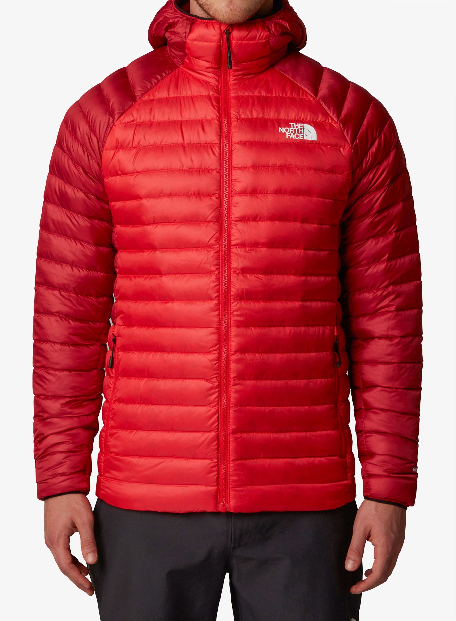 Puhovka The North Face Bettaforca Lt Down Hoodie - high risk red/garnet red