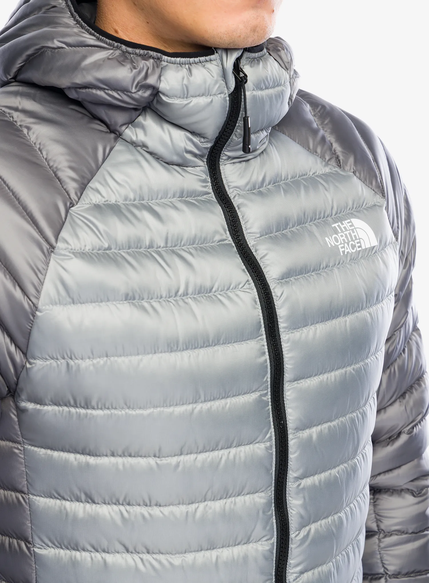 Puhovka The North Face Bettaforca Lt Down Hoodie - monument grey/smoked pearl