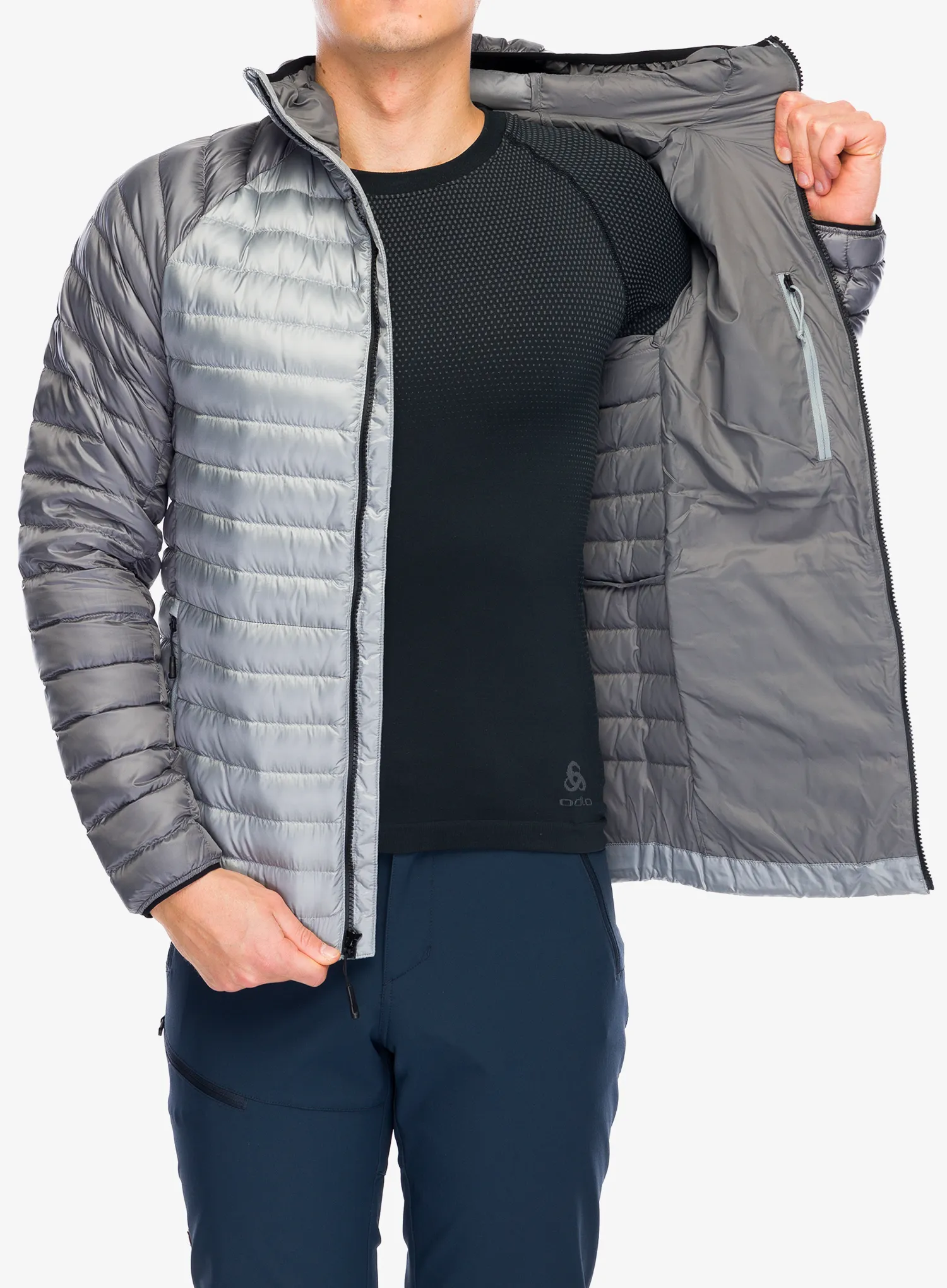 Puhovka The North Face Bettaforca Lt Down Hoodie - monument grey/smoked pearl