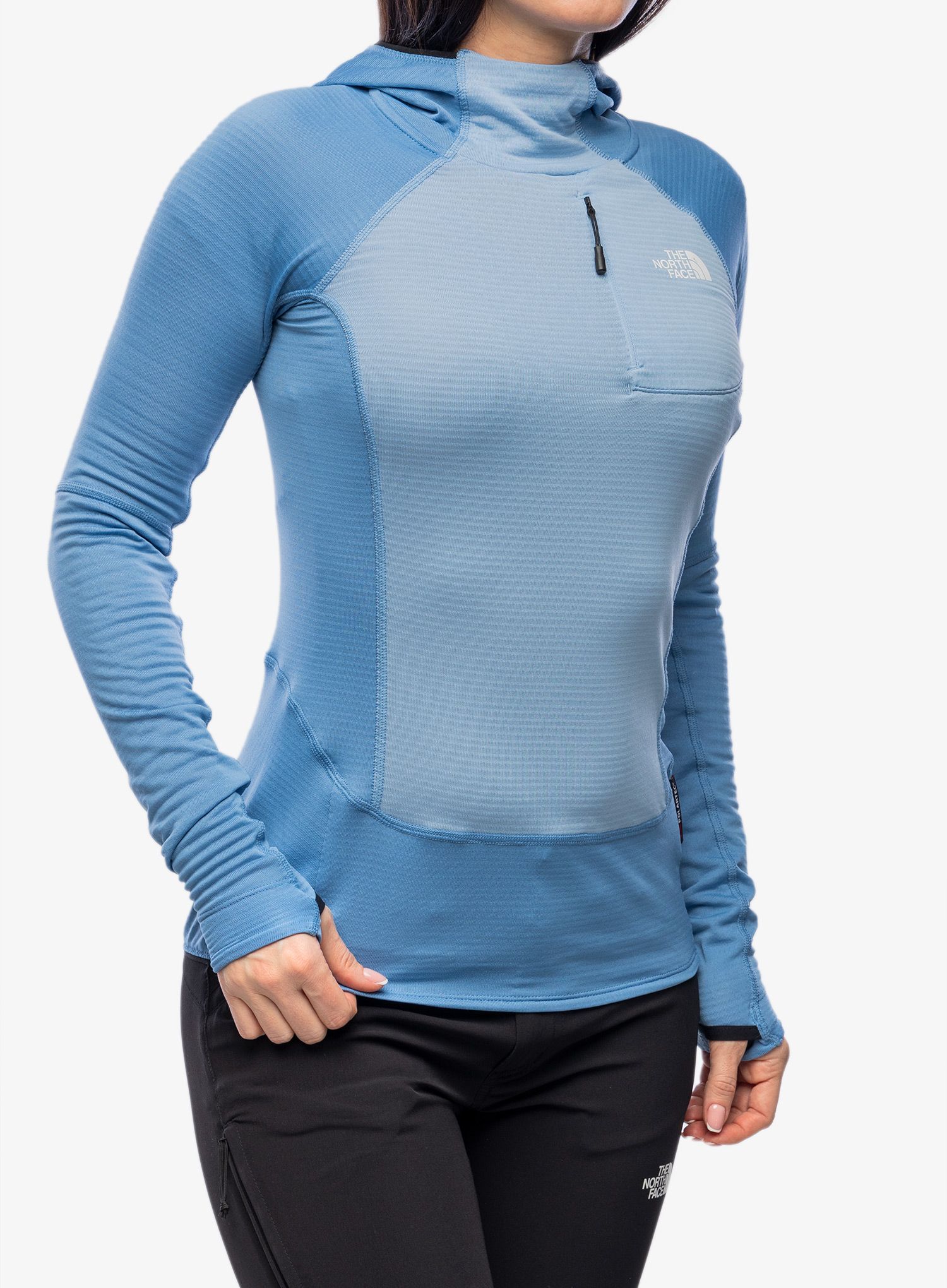 Ženska jopica The North Face Bolt Polartec Pull On - indigo/steel blue