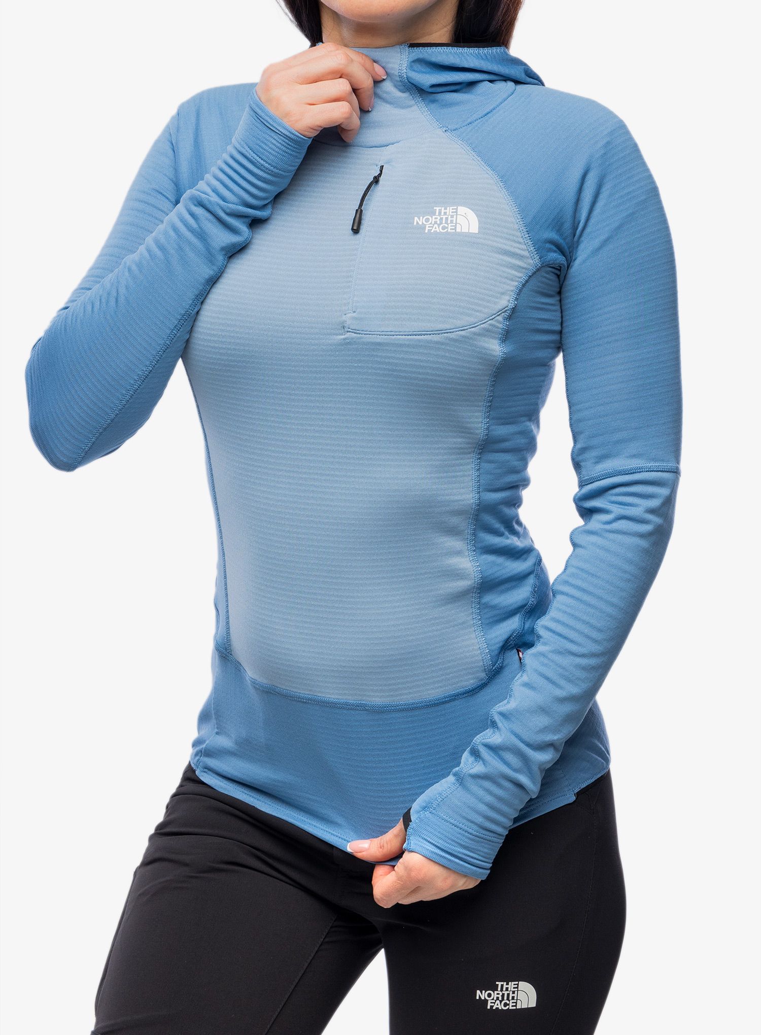 Ženska jopica The North Face Bolt Polartec Pull On - indigo/steel blue