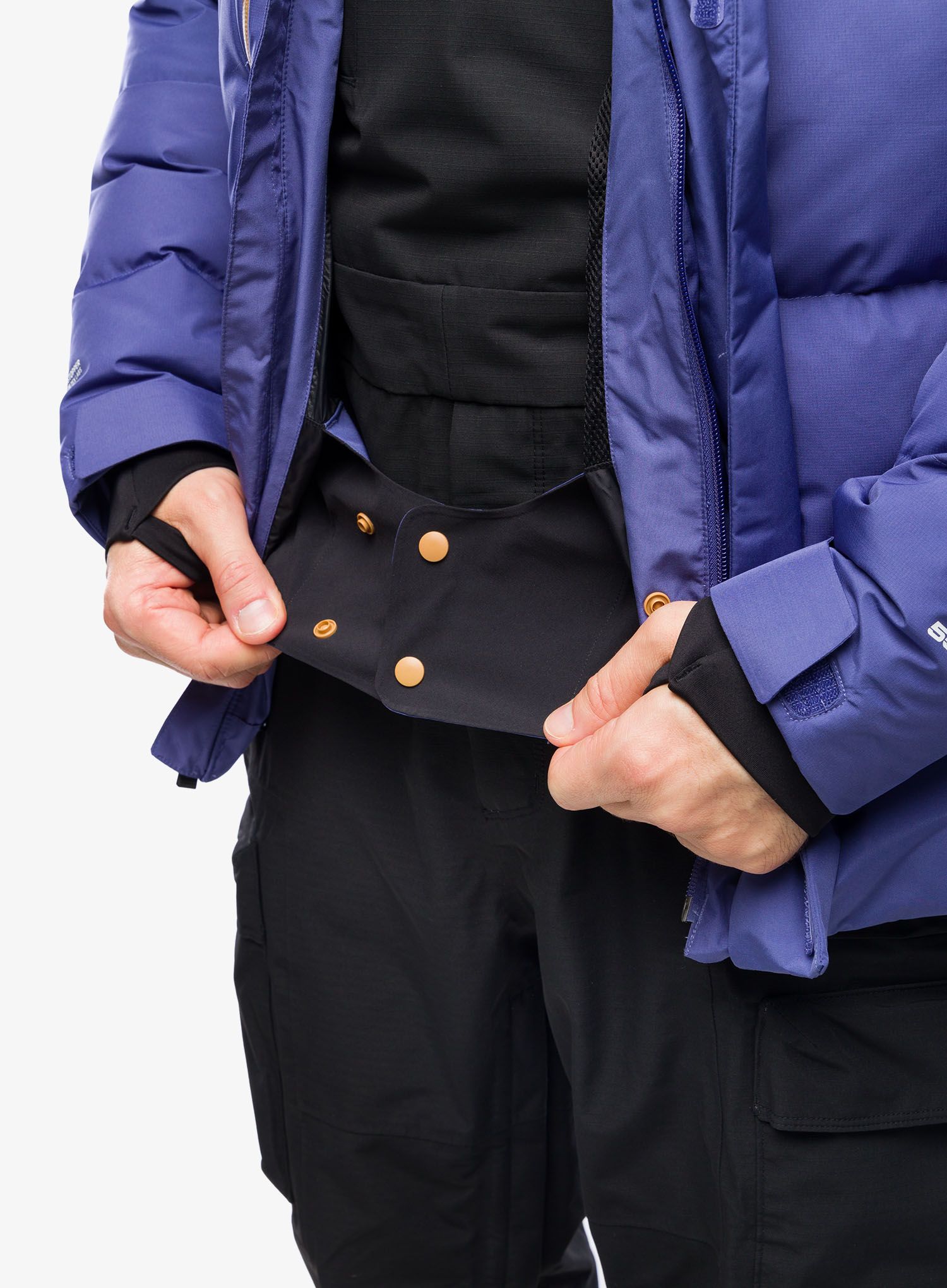 Smučarska jakna The North Face Corefire Down Windstopper Jacket - cave blue