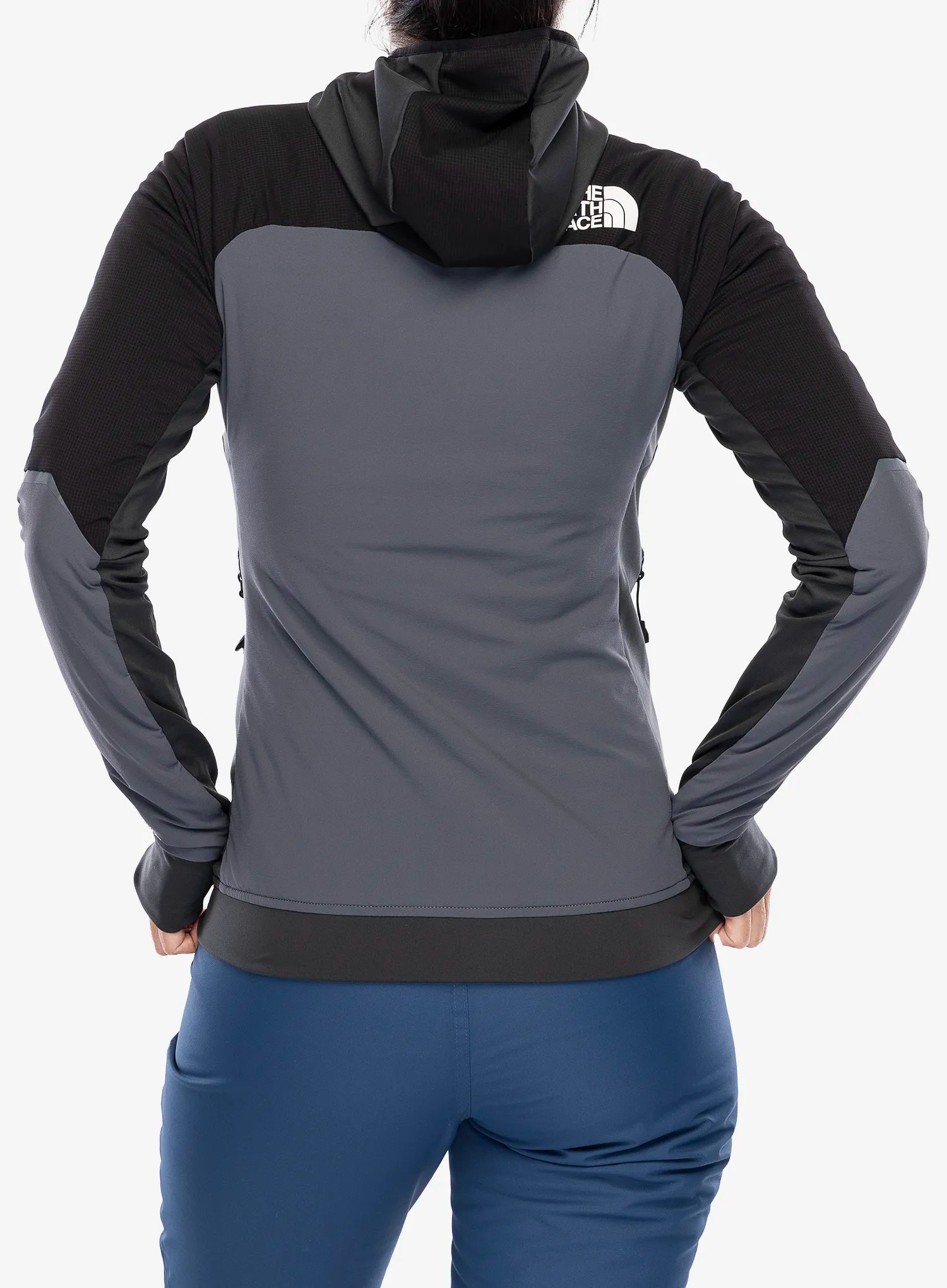 Ženska jakna The North Face Dawn Turn Hybrid Ventrix Hoodie - vandsgry/tnfblk/asphltgry